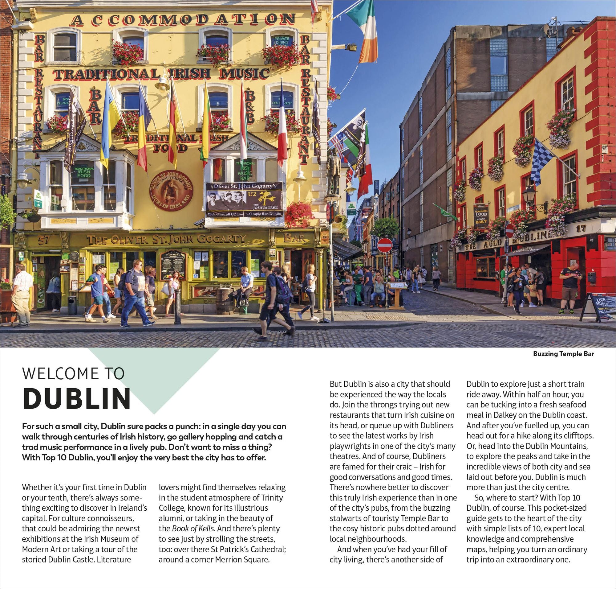 DK Top 10 Dublin: Top 10 lists for your perfect trip, plus an all-weather folded map