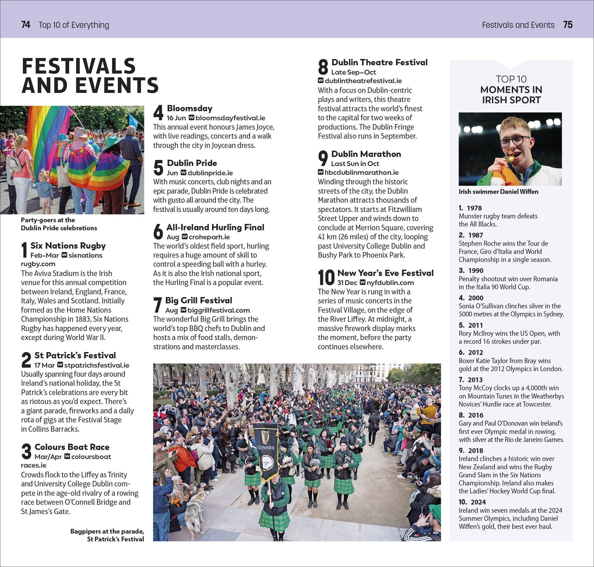 DK Top 10 Dublin: Top 10 lists for your perfect trip, plus an all-weather folded map