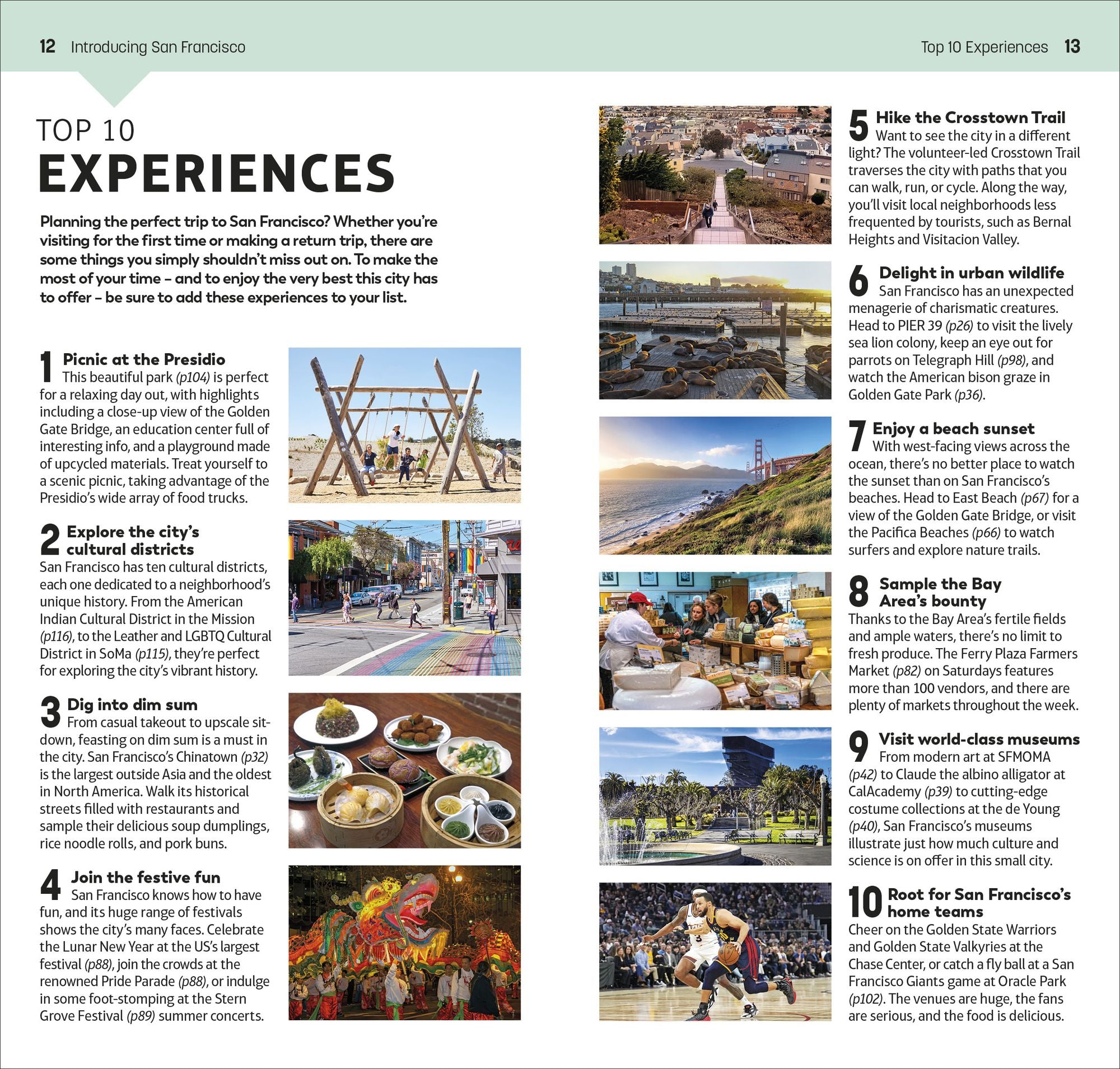 DK Top 10 San Francisco: Top 10 lists for your perfect trip, plus an all-weather folded map