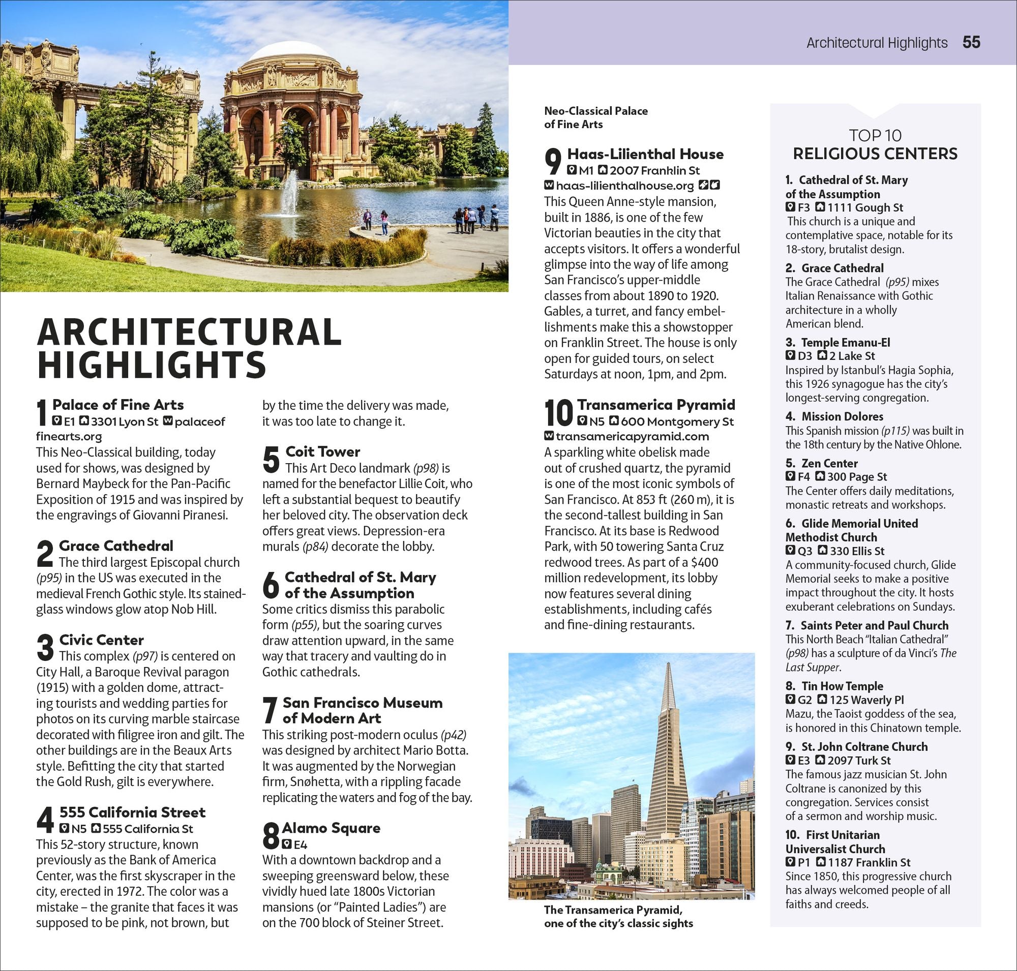 DK Top 10 San Francisco: Top 10 lists for your perfect trip, plus an all-weather folded map