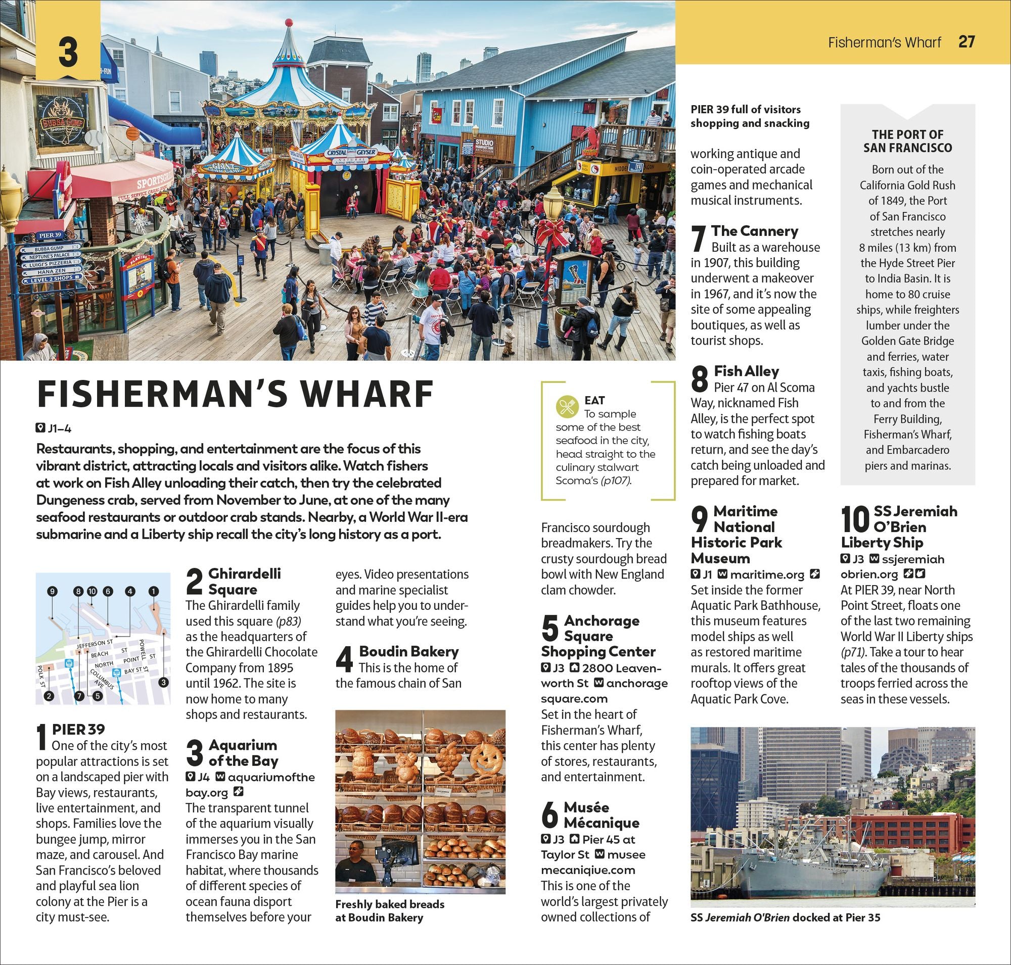 DK Top 10 San Francisco: Top 10 lists for your perfect trip, plus an all-weather folded map