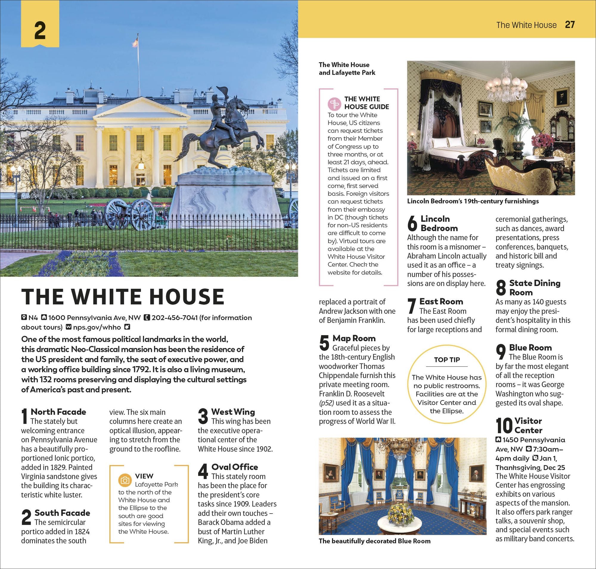 DK Top 10 Washington, DC: Top 10 lists for your perfect trip, plus an all-weather folded map