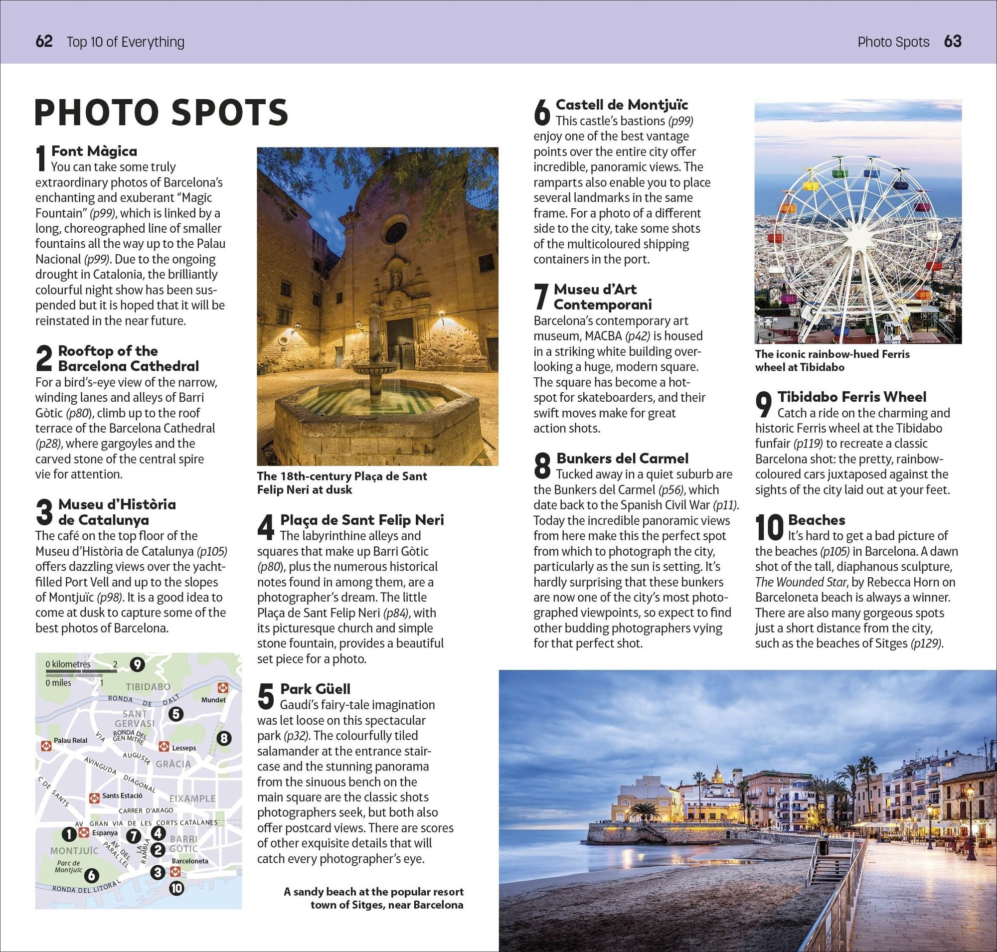 DK Top 10 Barcelona: Top 10 lists for your perfect trip, plus an all-weather folded map