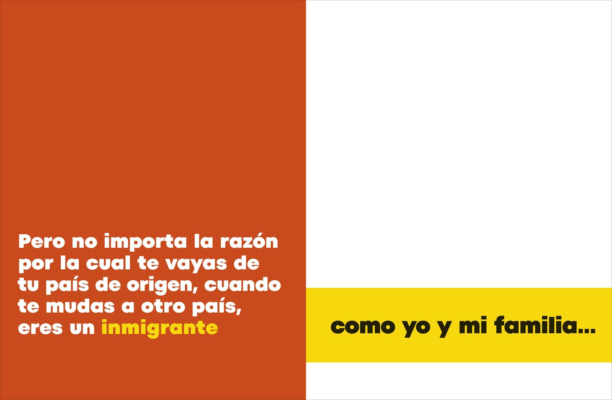 Un libro para niños sobre inmigración
