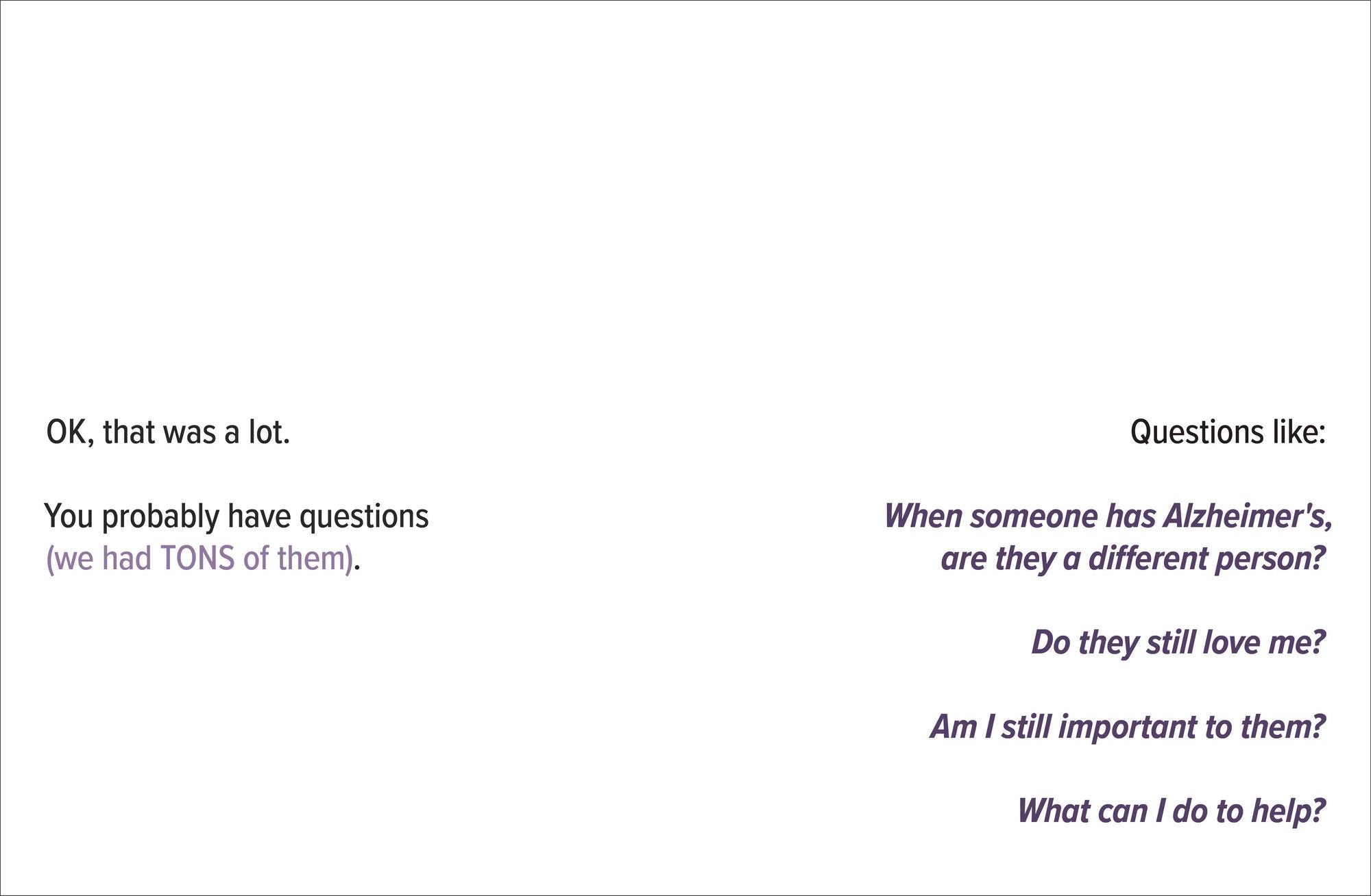 A Kids Book About Alzheimer's