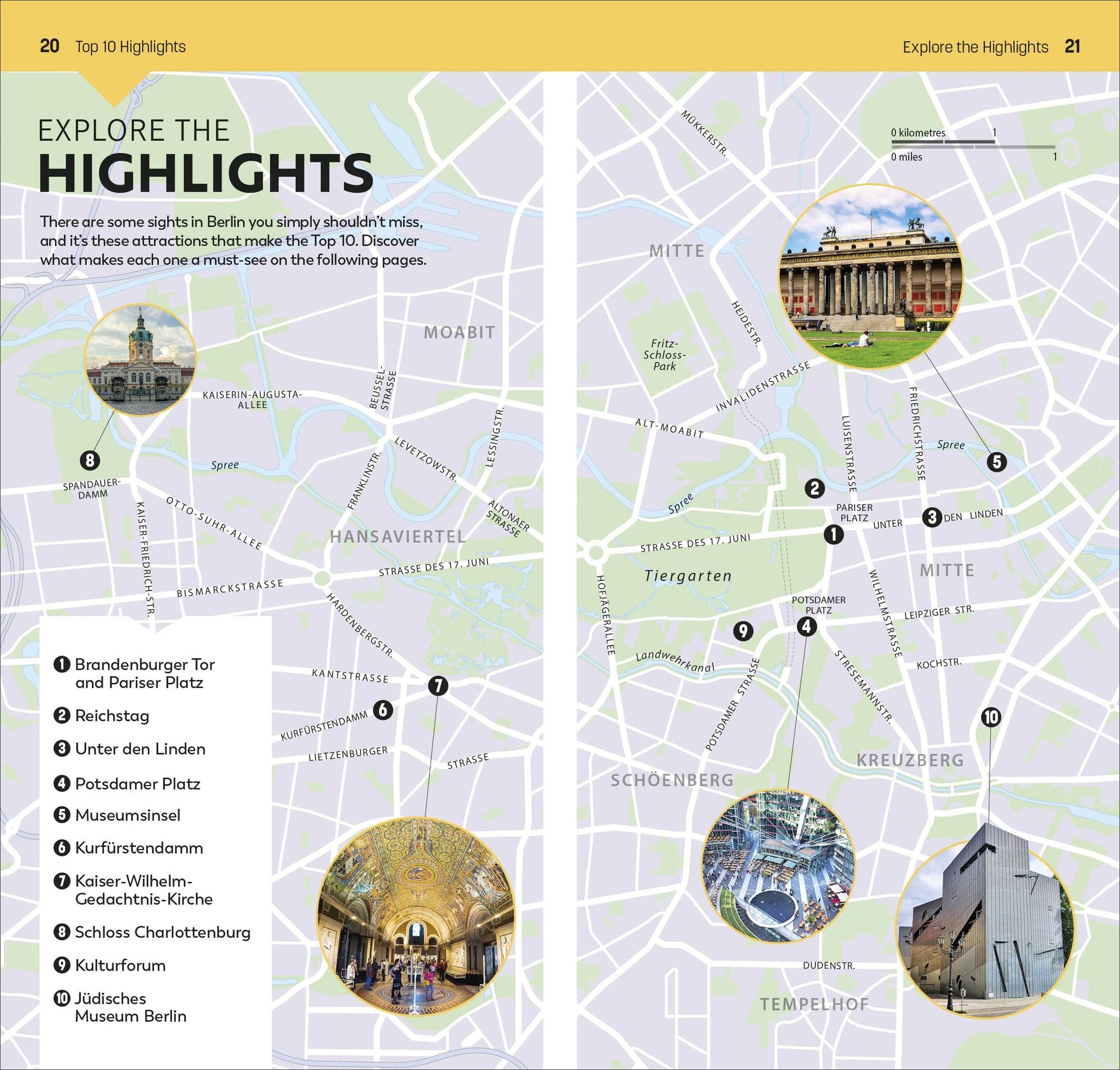 DK Top 10 Berlin: Top 10 lists for your perfect trip, plus an all-weather folded map