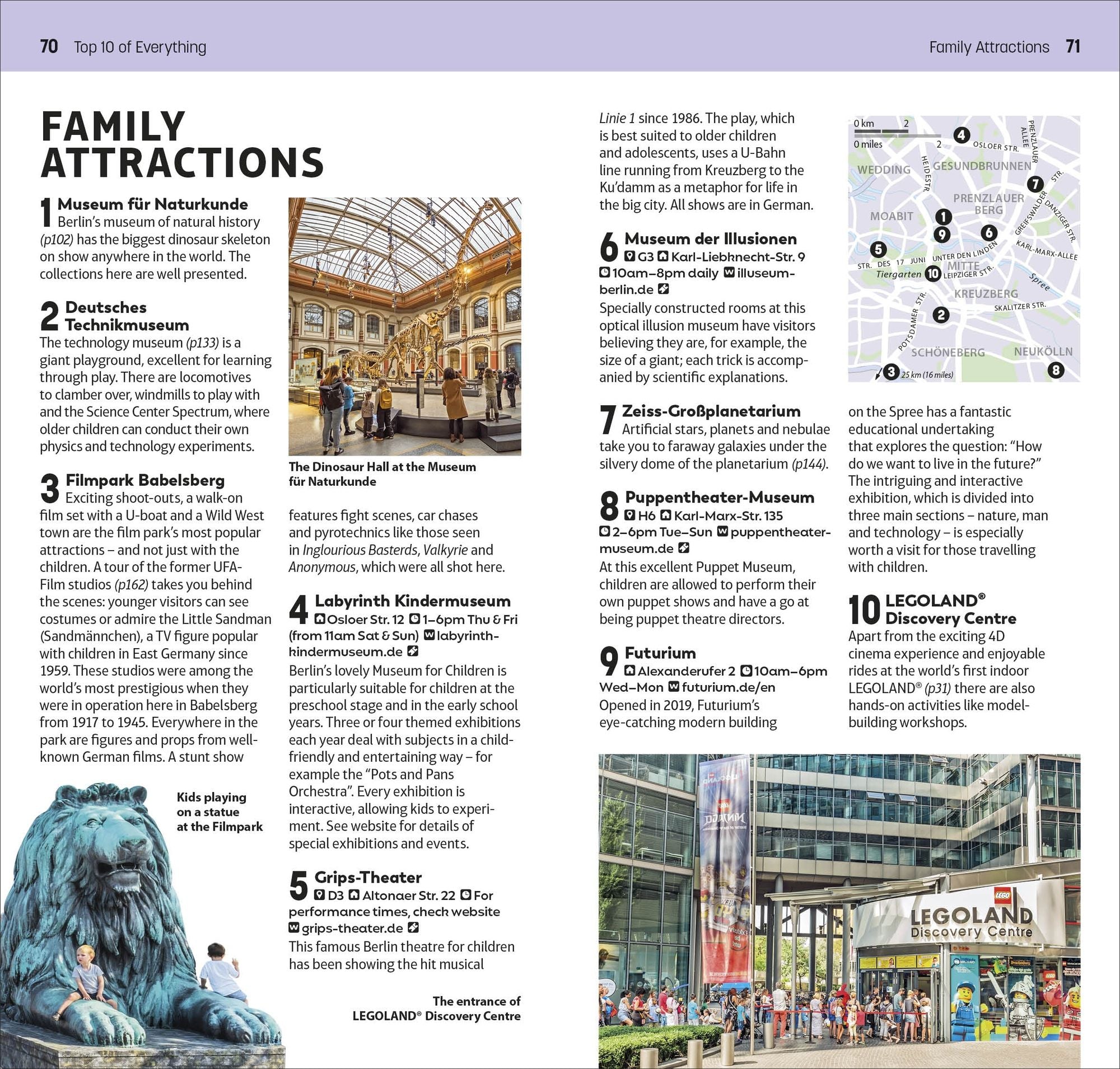 DK Top 10 Berlin: Top 10 lists for your perfect trip, plus an all-weather folded map