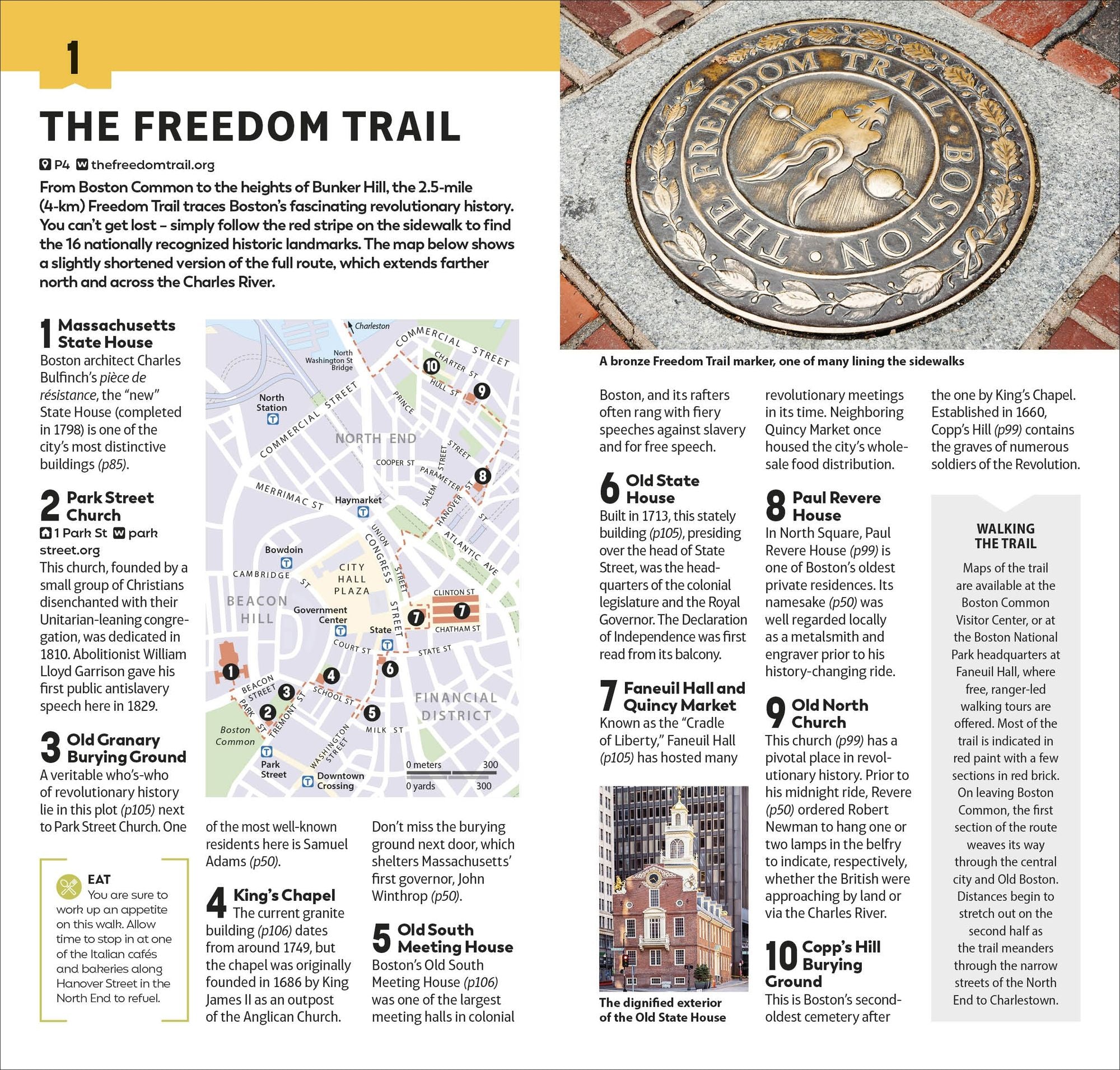 DK Top 10 Boston: Top 10 lists for your perfect trip, plus an all-weather folded map