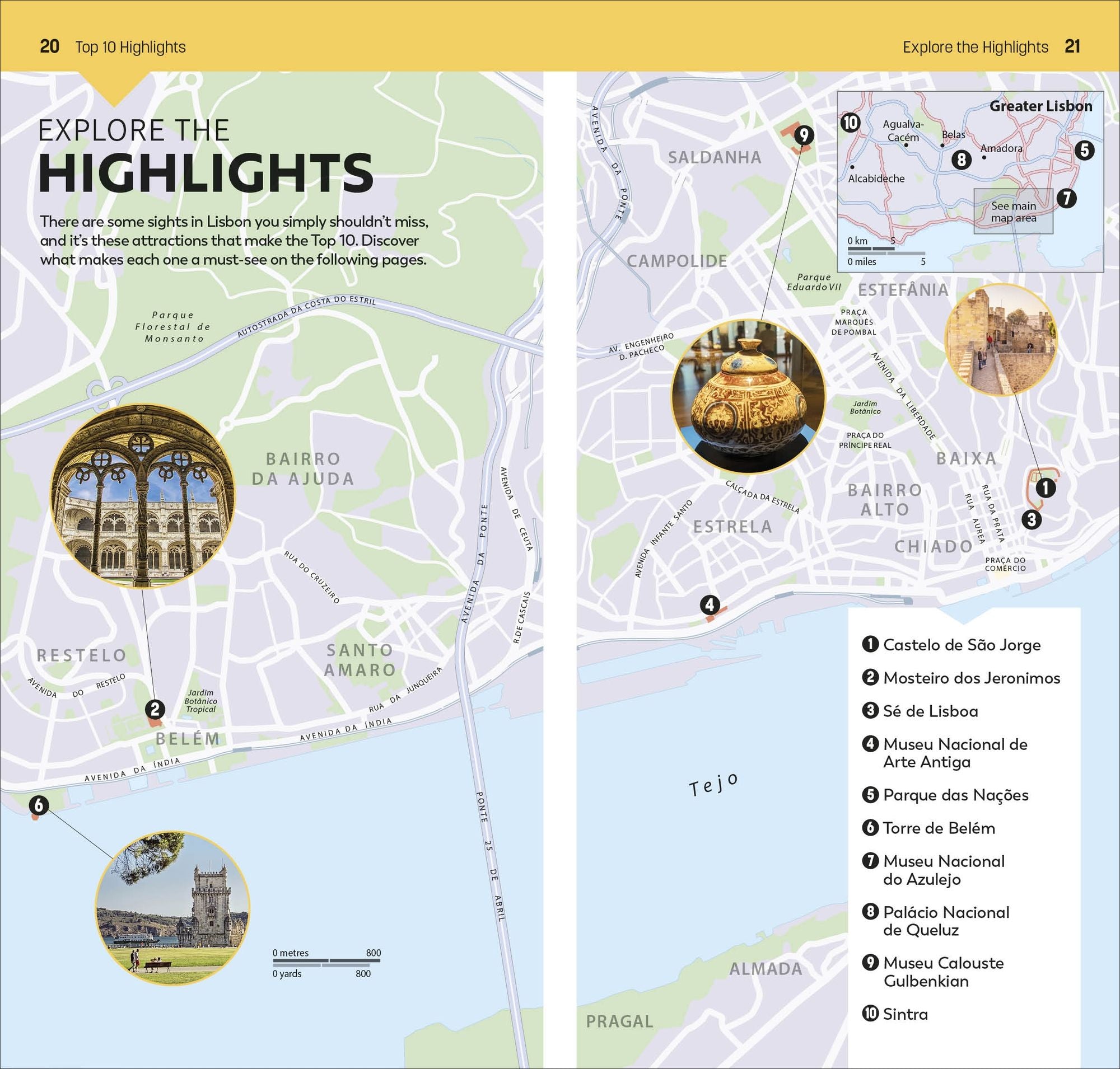DK Top 10 Lisbon: Top 10 lists for your perfect trip, plus an all-weather folded map