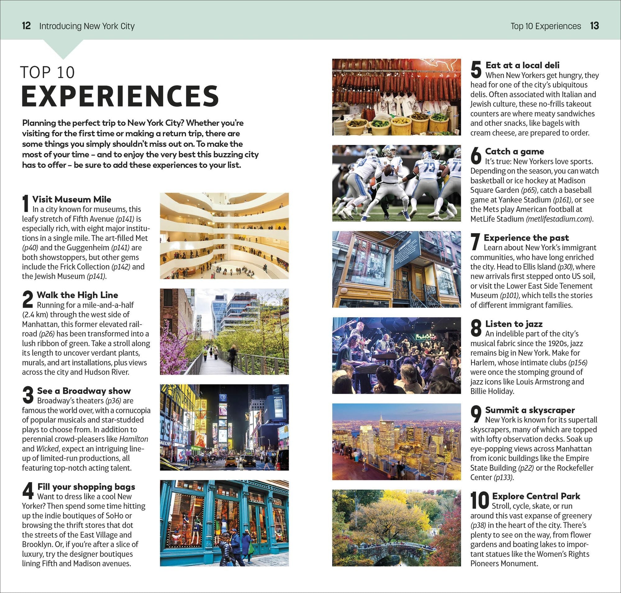 DK Top 10 New York City: Top 10 lists for your perfect trip, plus an all-weather folded map