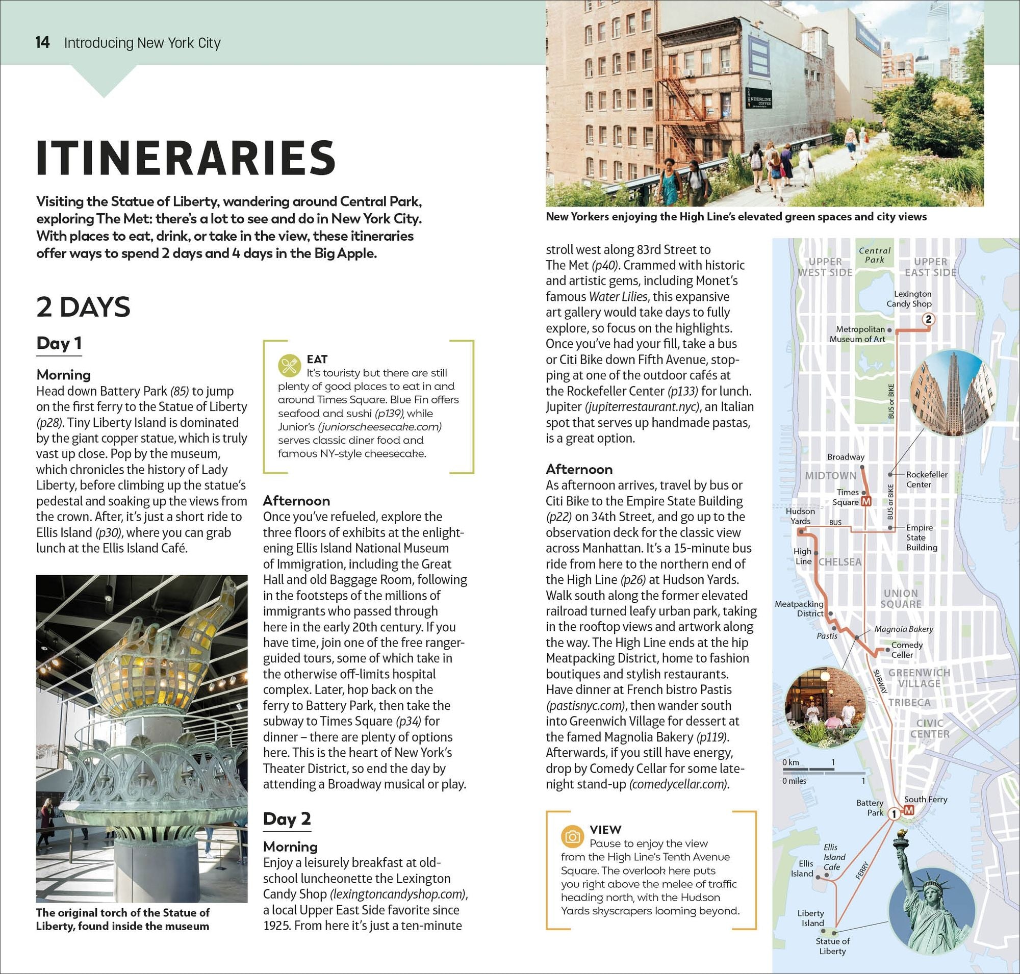 DK Top 10 New York City: Top 10 lists for your perfect trip, plus an all-weather folded map