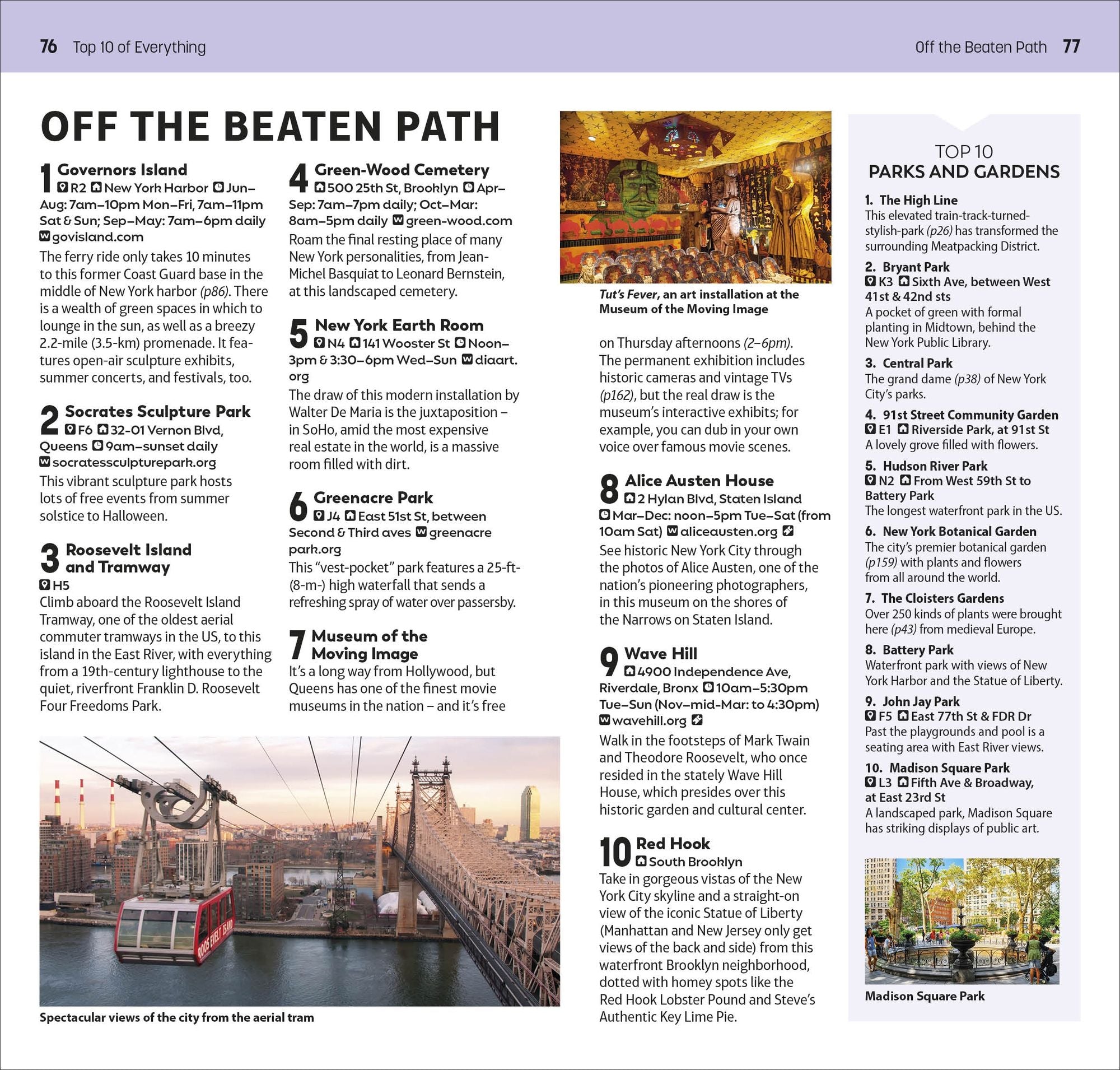 DK Top 10 New York City: Top 10 lists for your perfect trip, plus an all-weather folded map