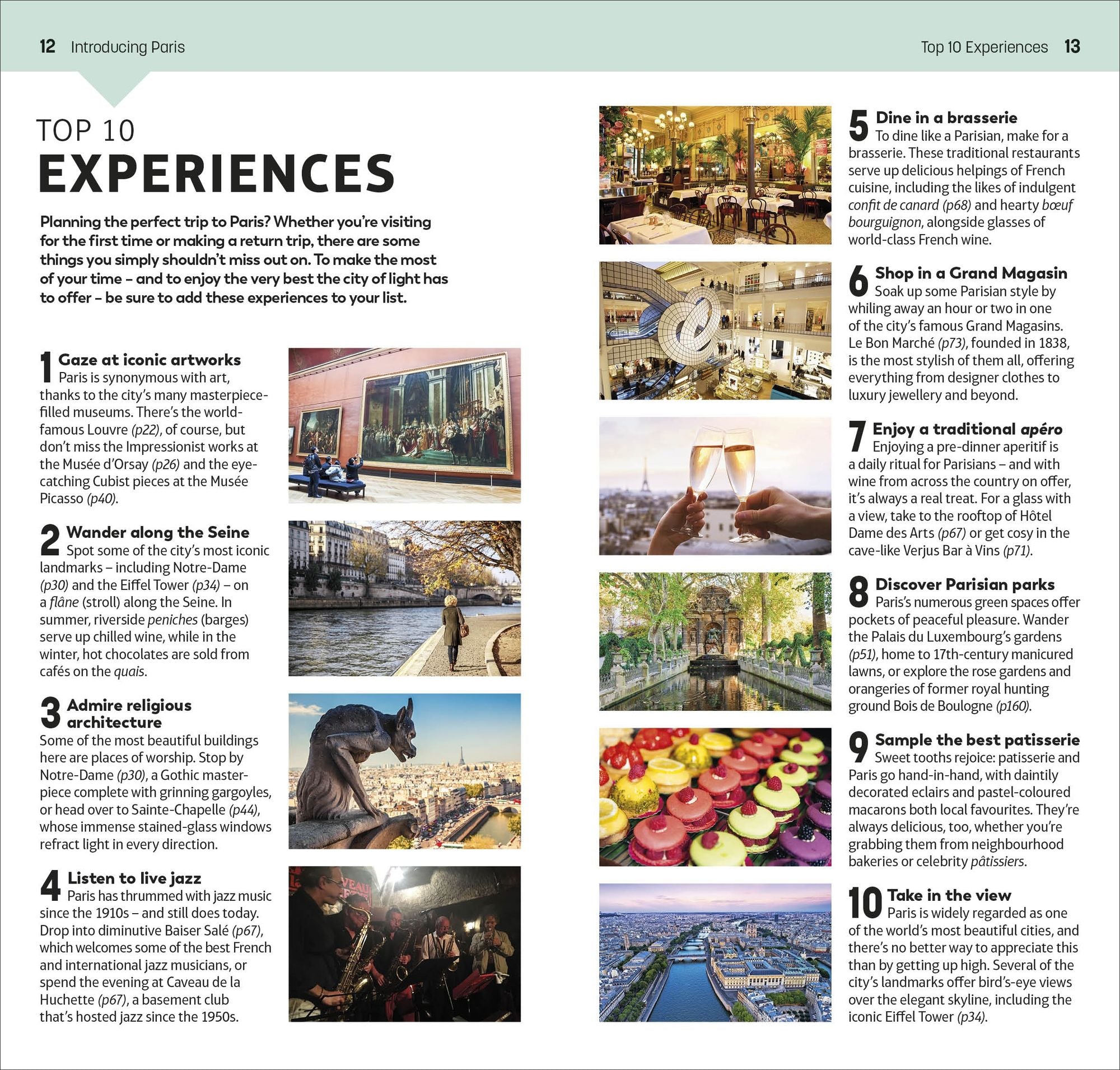 DK Top 10 Paris: Top 10 lists for your perfect trip, plus an all-weather folded map