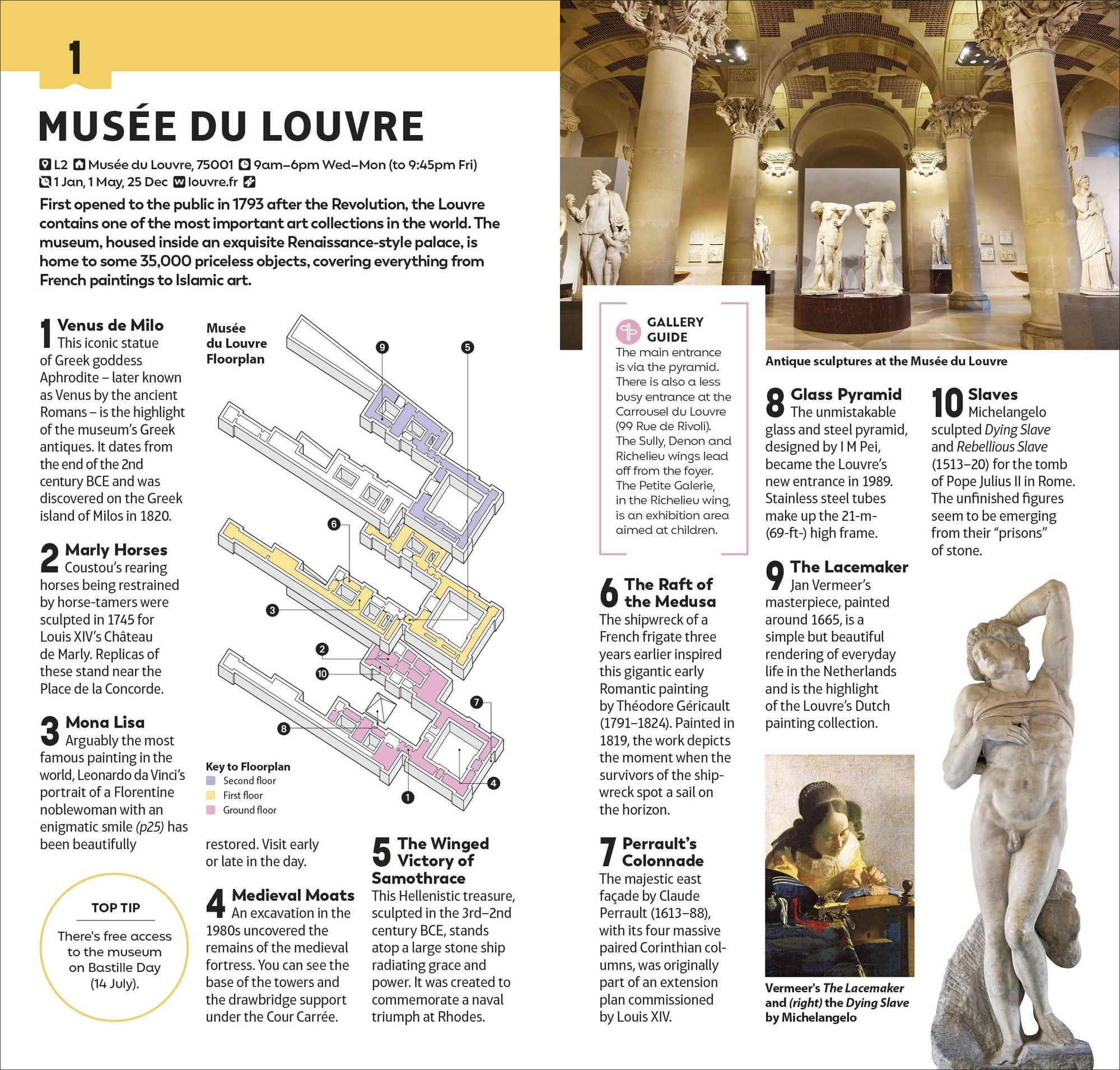 DK Top 10 Paris: Top 10 lists for your perfect trip, plus an all-weather folded map