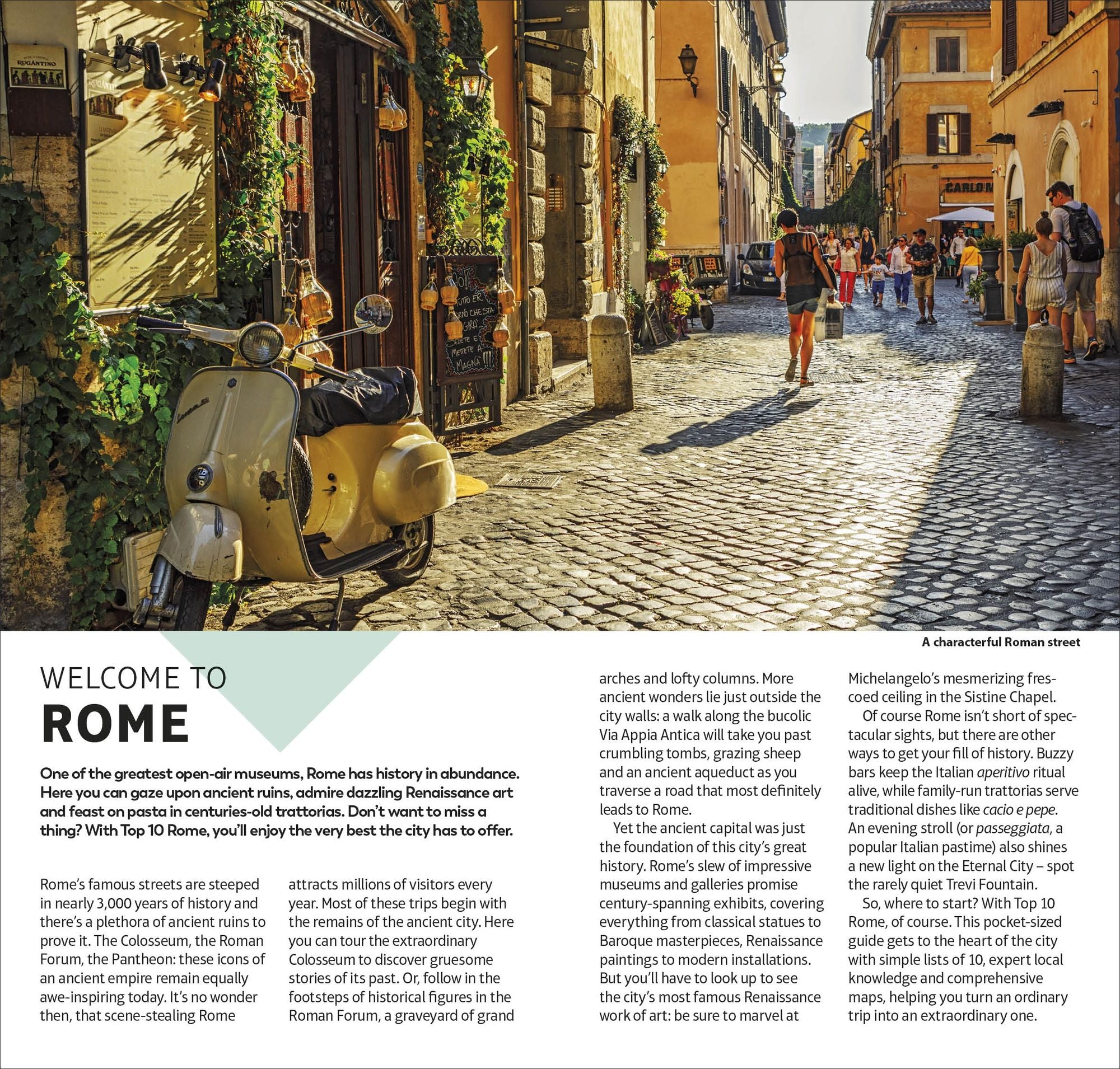 DK Top 10 Rome: Top 10 lists for your perfect trip, plus an all-weather folded map