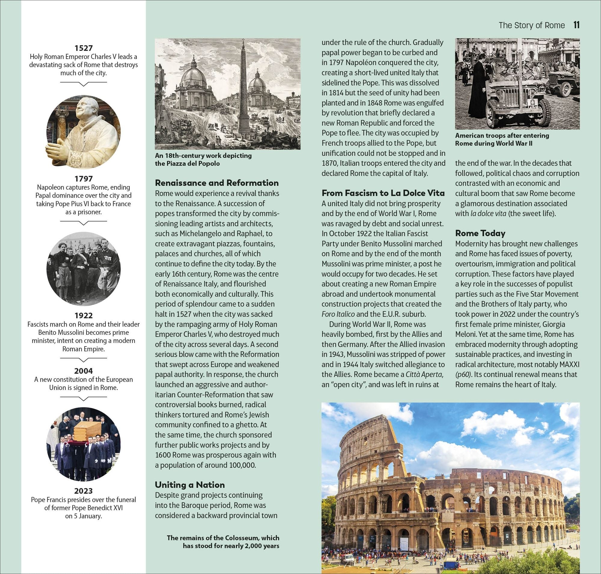 DK Top 10 Rome: Top 10 lists for your perfect trip, plus an all-weather folded map