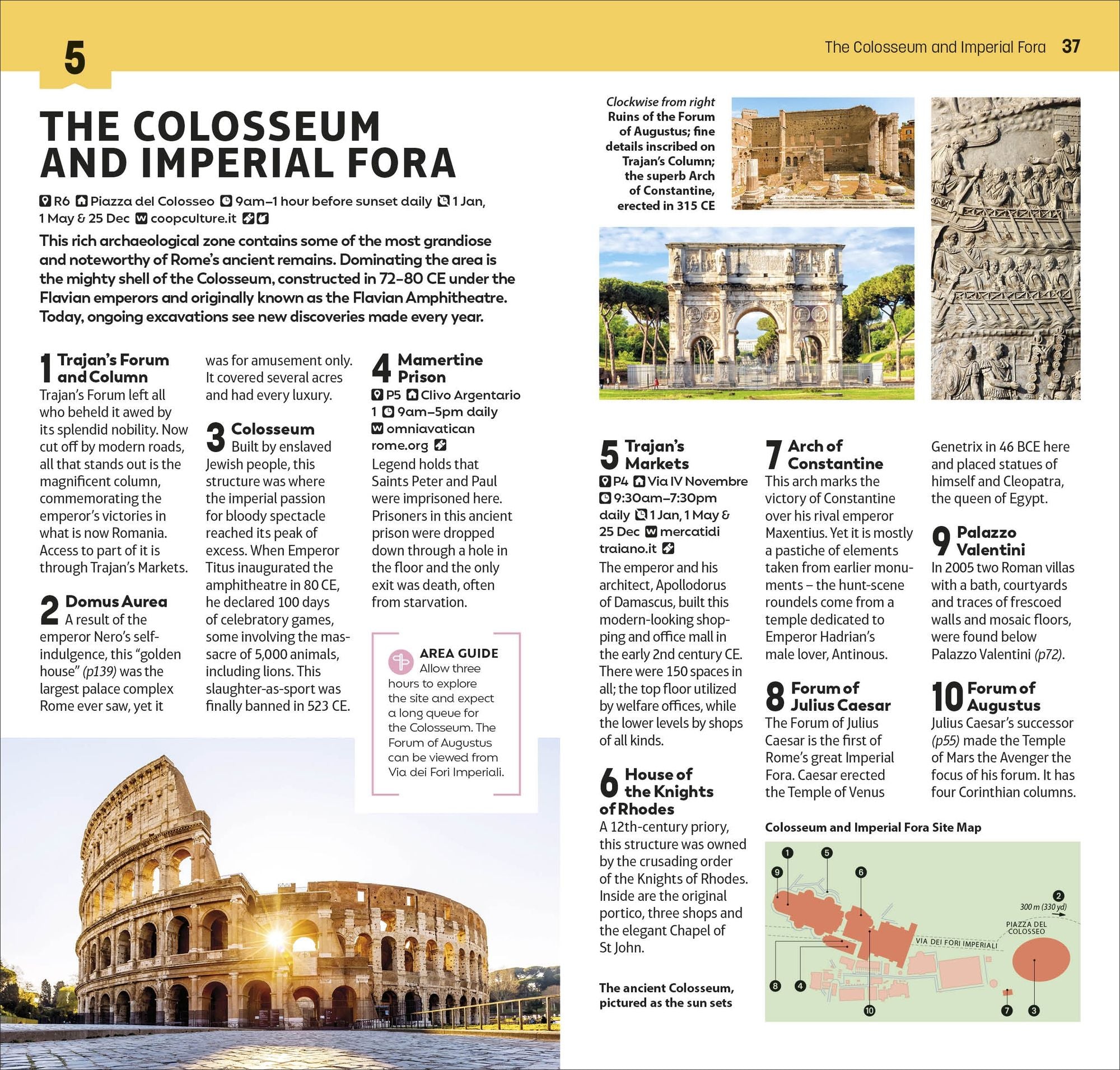 DK Top 10 Rome: Top 10 lists for your perfect trip, plus an all-weather folded map