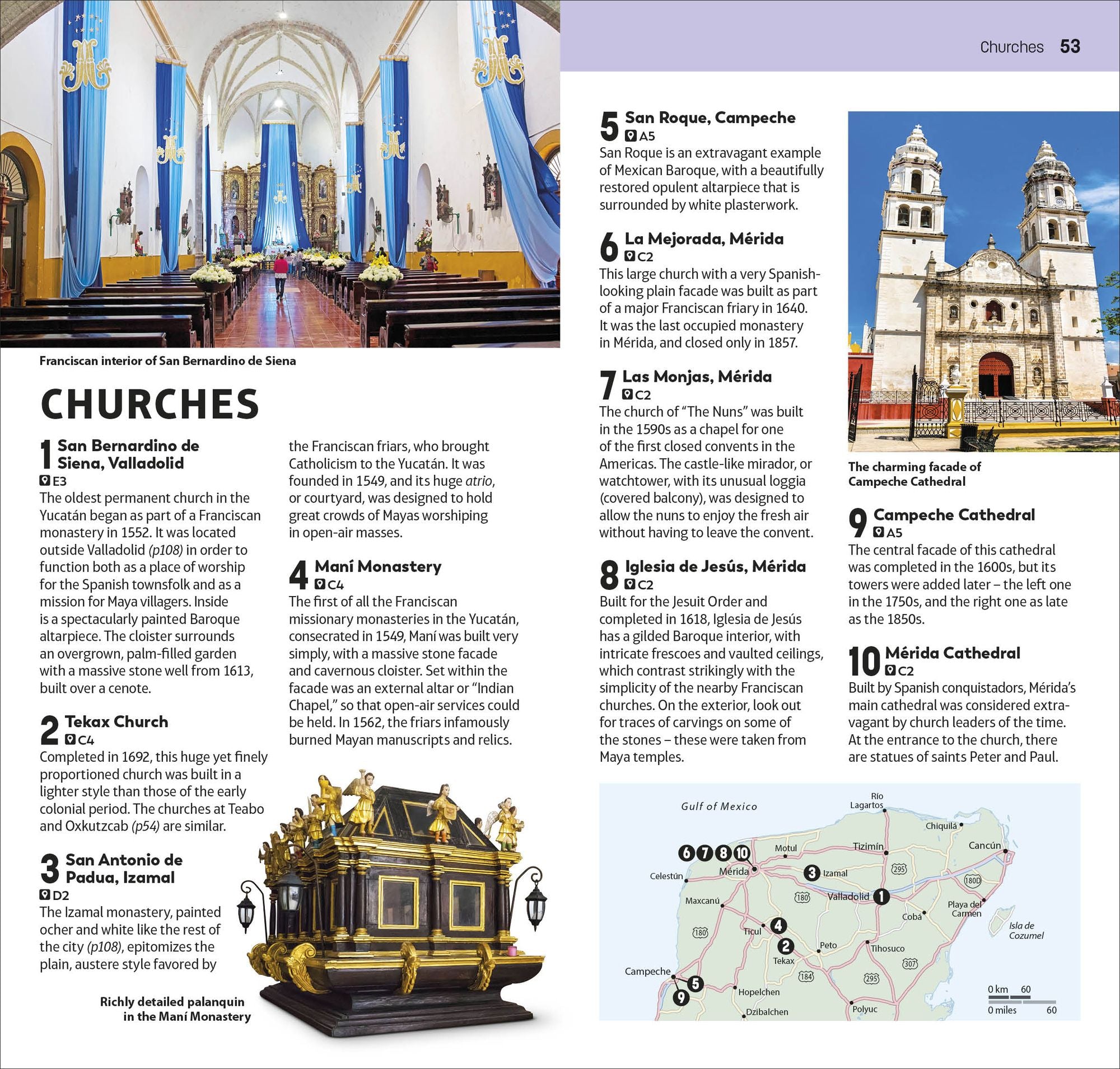 DK Top 10 Cancún and the Yucatán: Top 10 lists for your perfect trip, plus an all-weather folded map