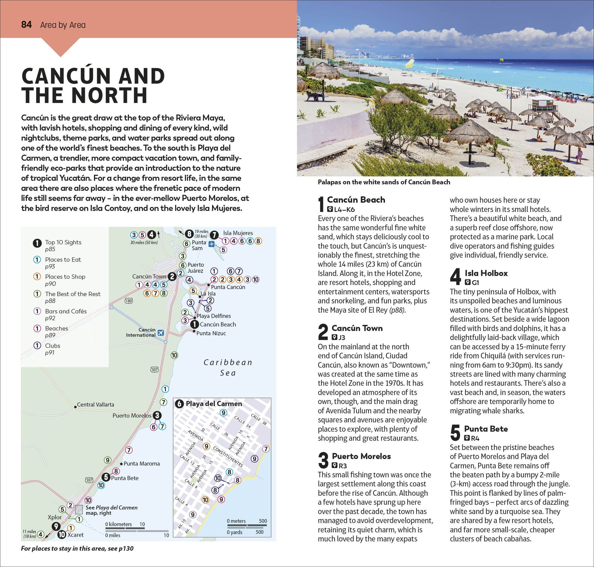 DK Top 10 Cancún and the Yucatán: Top 10 lists for your perfect trip, plus an all-weather folded map