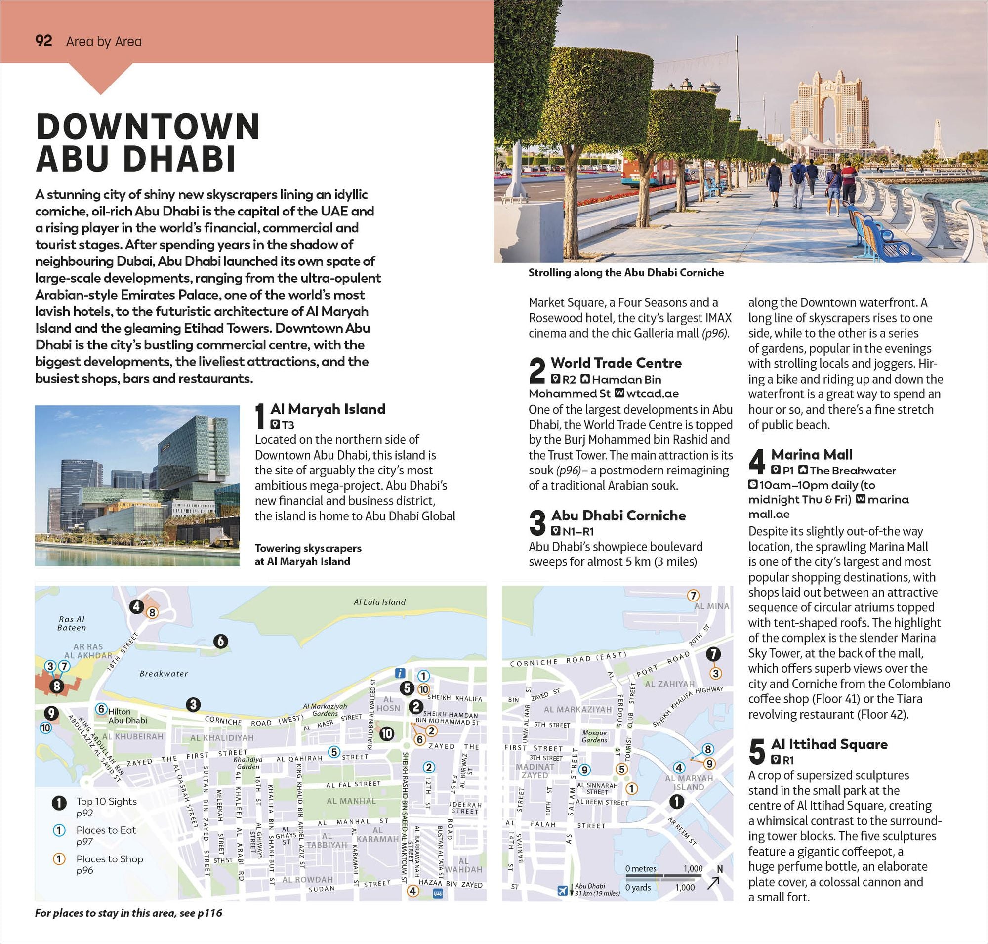 DK Top 10 Dubai and Abu Dhabi: Top 10 lists for your perfect trip, plus an all-weather folded map