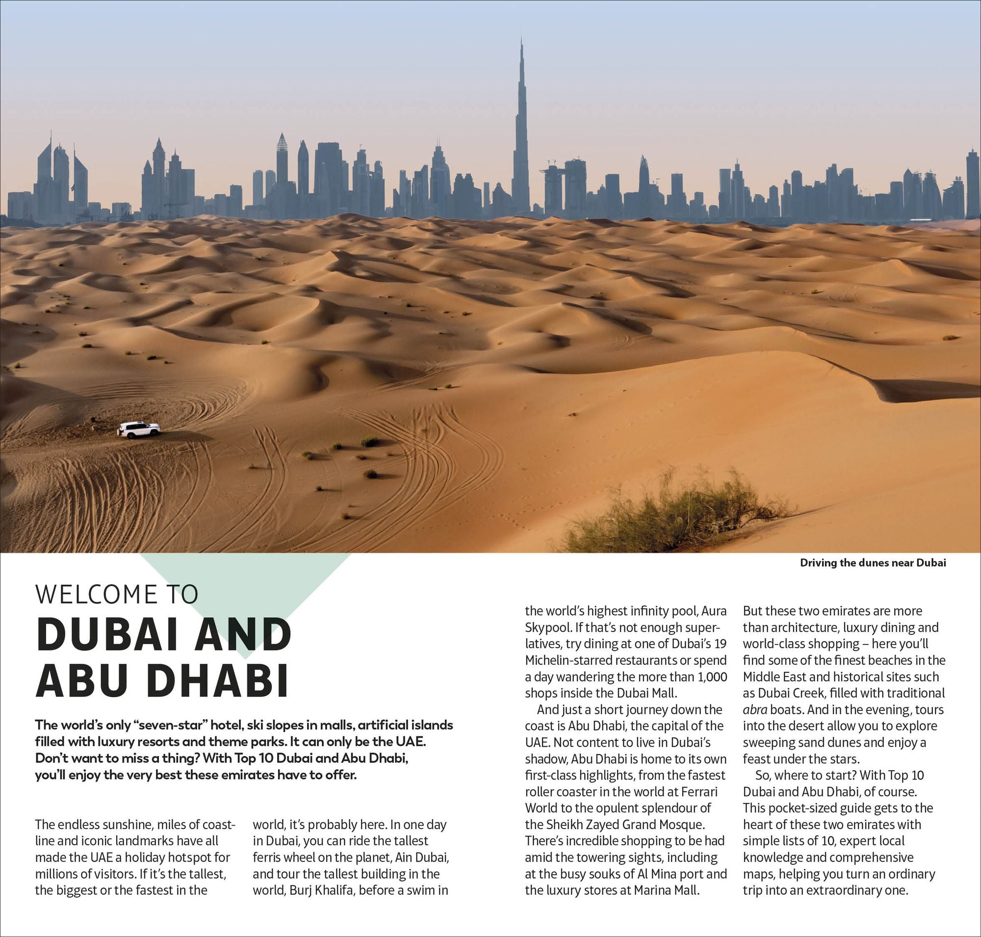 DK Top 10 Dubai and Abu Dhabi: Top 10 lists for your perfect trip, plus an all-weather folded map