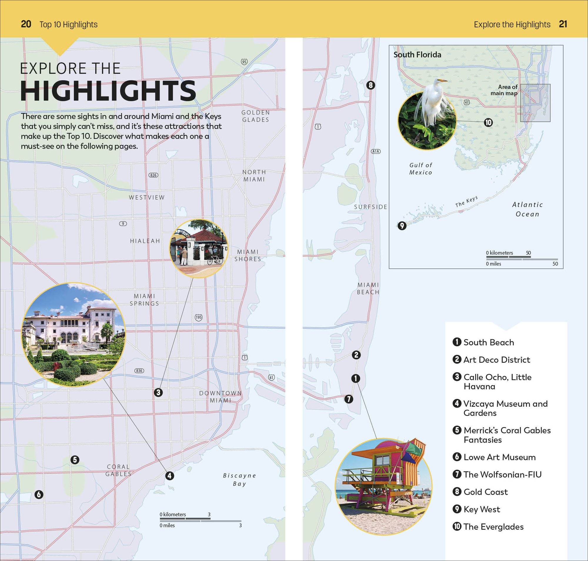 DK Top 10 Miami and the Keys: Top 10 lists for your perfect trip, plus an all-weather folded map