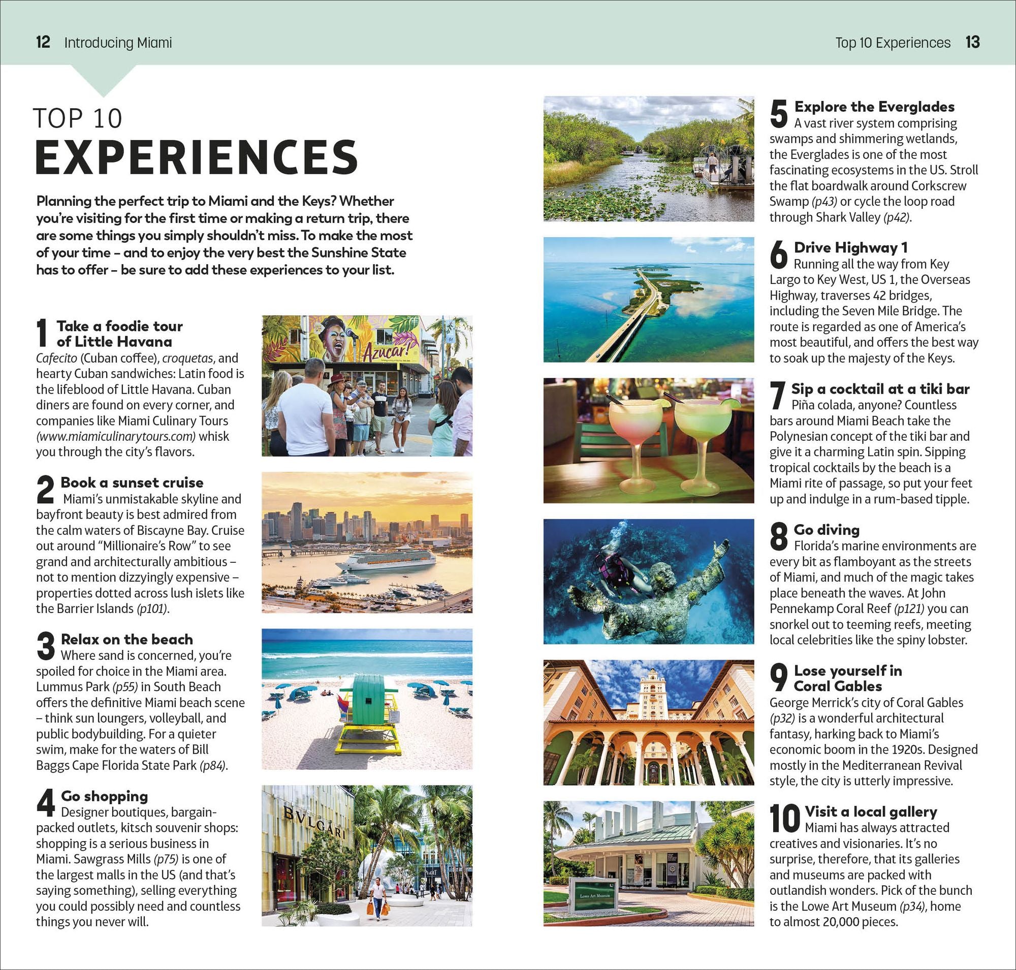 DK Top 10 Miami and the Keys: Top 10 lists for your perfect trip, plus an all-weather folded map