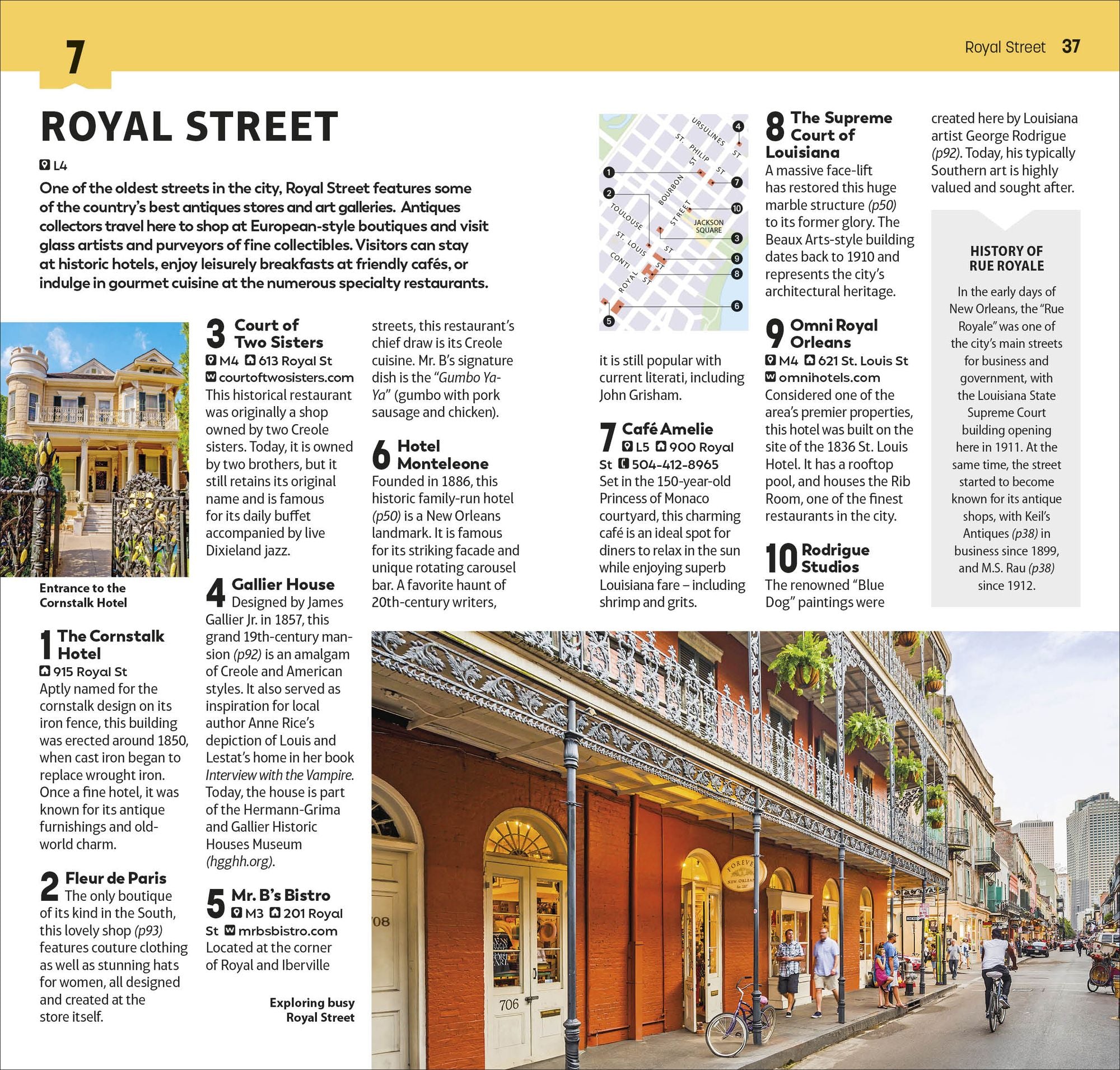 DK Top 10 New Orleans: Top 10 lists for your perfect trip, plus an all-weather folded map