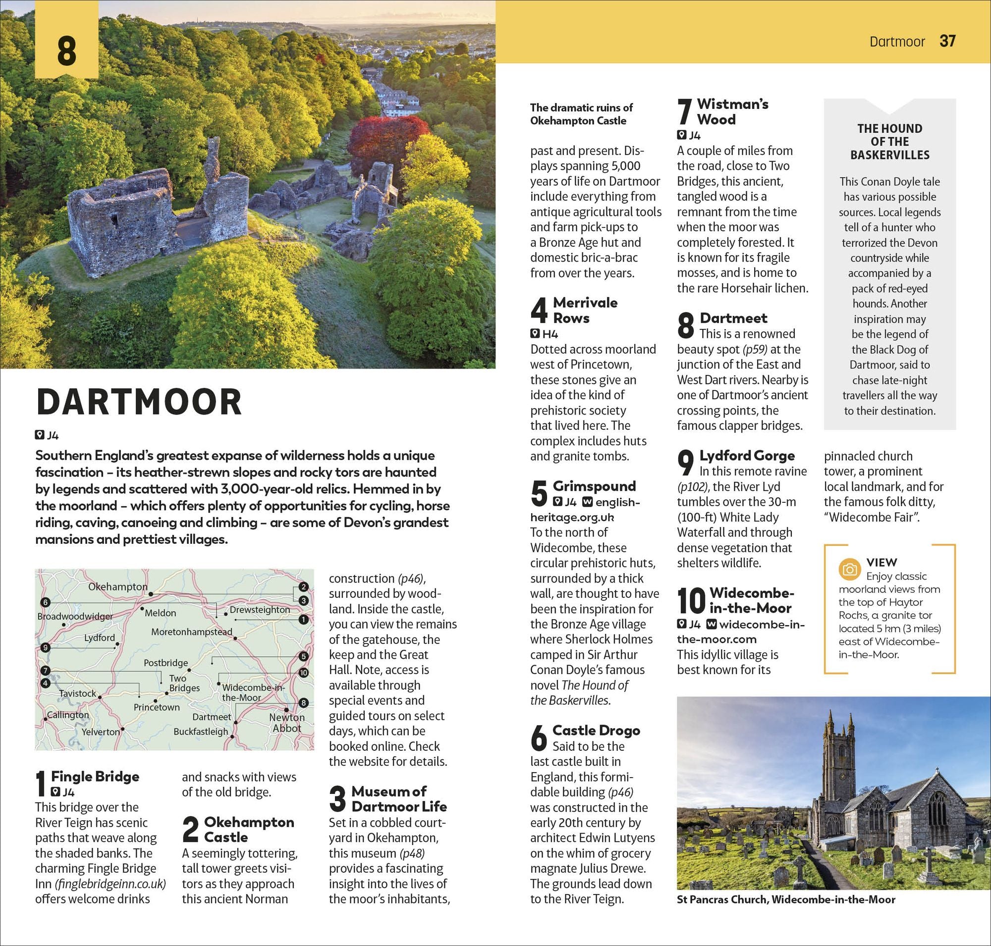 DK Top 10 Cornwall and Devon: Top 10 lists for your perfect trip, plus an all-weather folded map