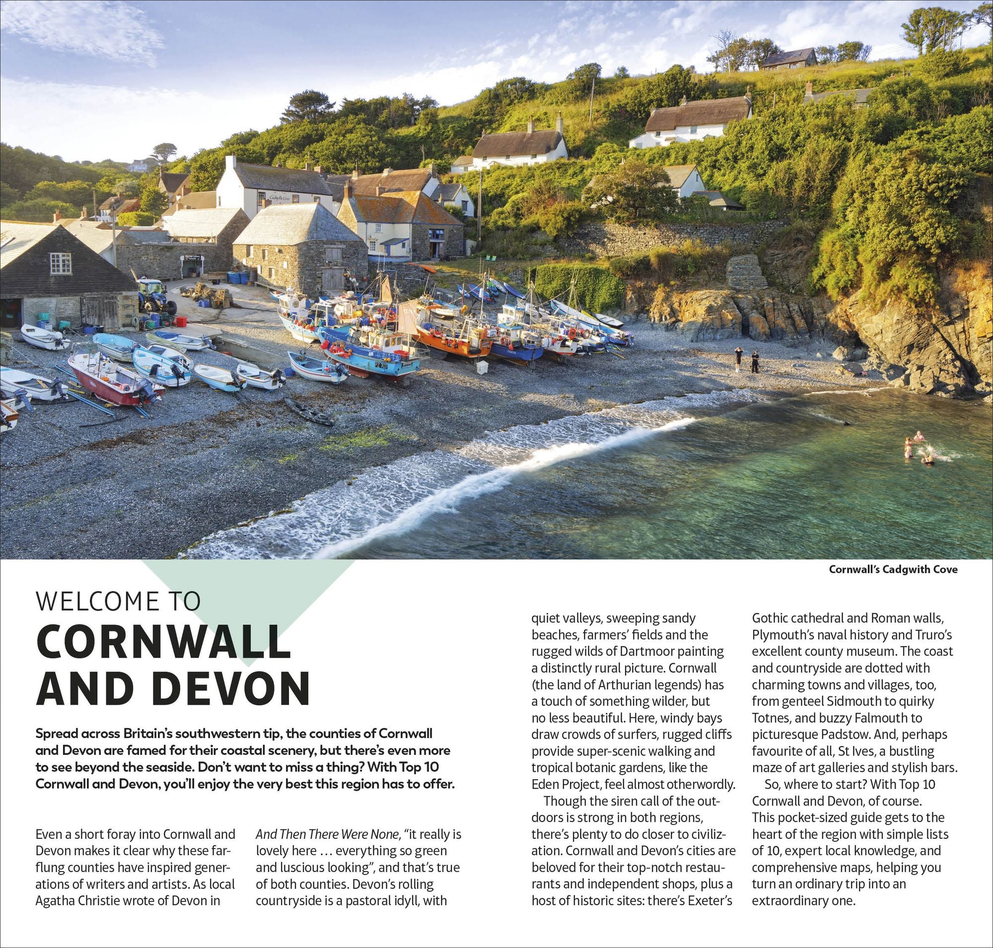 DK Top 10 Cornwall and Devon: Top 10 lists for your perfect trip, plus an all-weather folded map