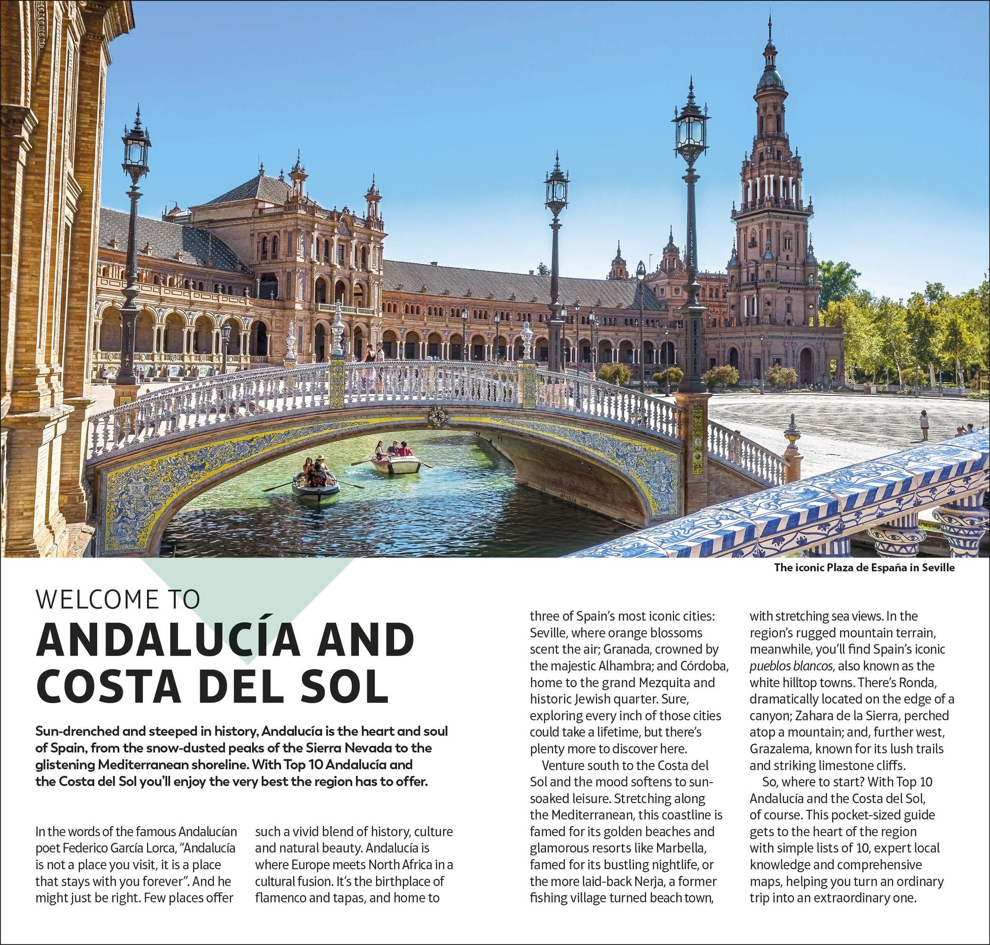 DK Top 10 Andalucía and the Costa del Sol: Top 10 lists for your perfect trip, plus an all-weather folded map