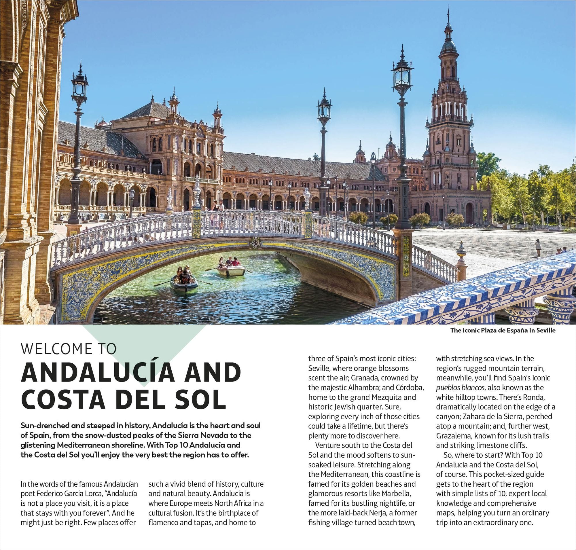 DK Top 10 Andalucía and the Costa del Sol: Top 10 lists for your perfect trip, plus an all-weather folded map