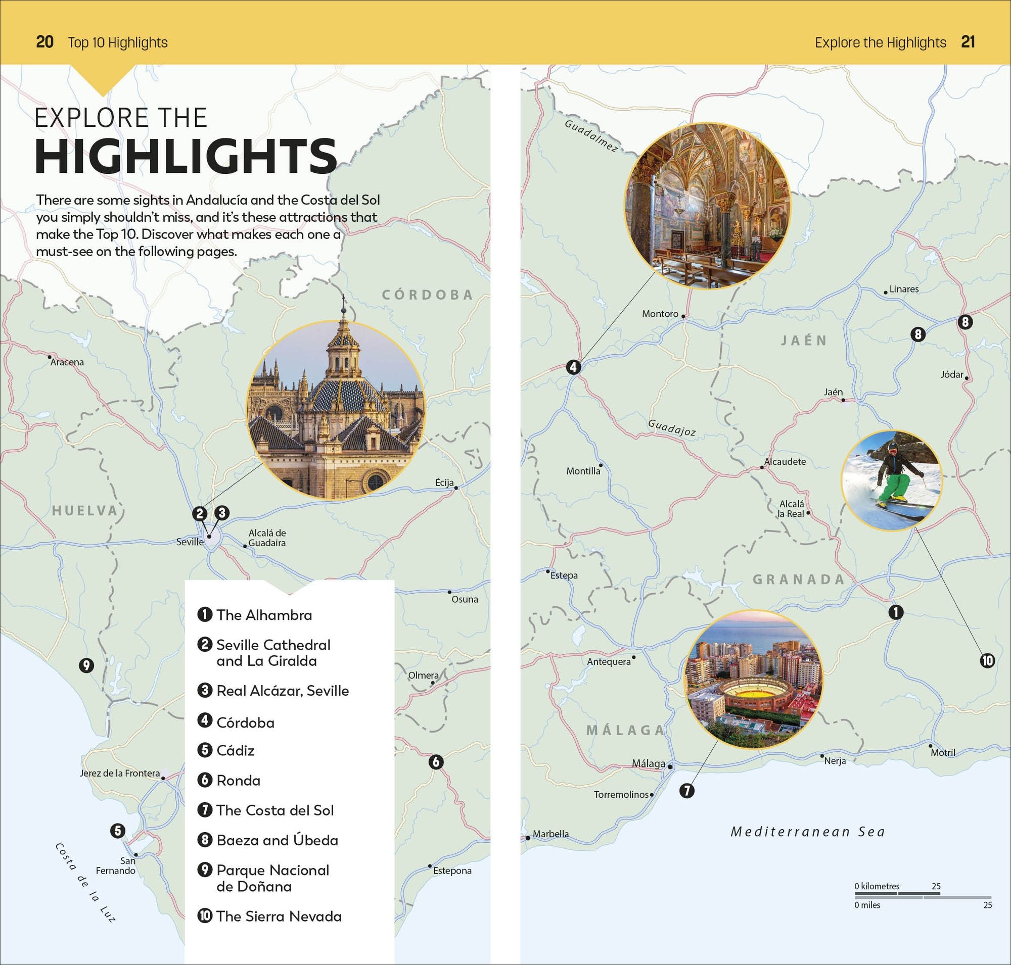 DK Top 10 Andalucía and the Costa del Sol: Top 10 lists for your perfect trip, plus an all-weather folded map