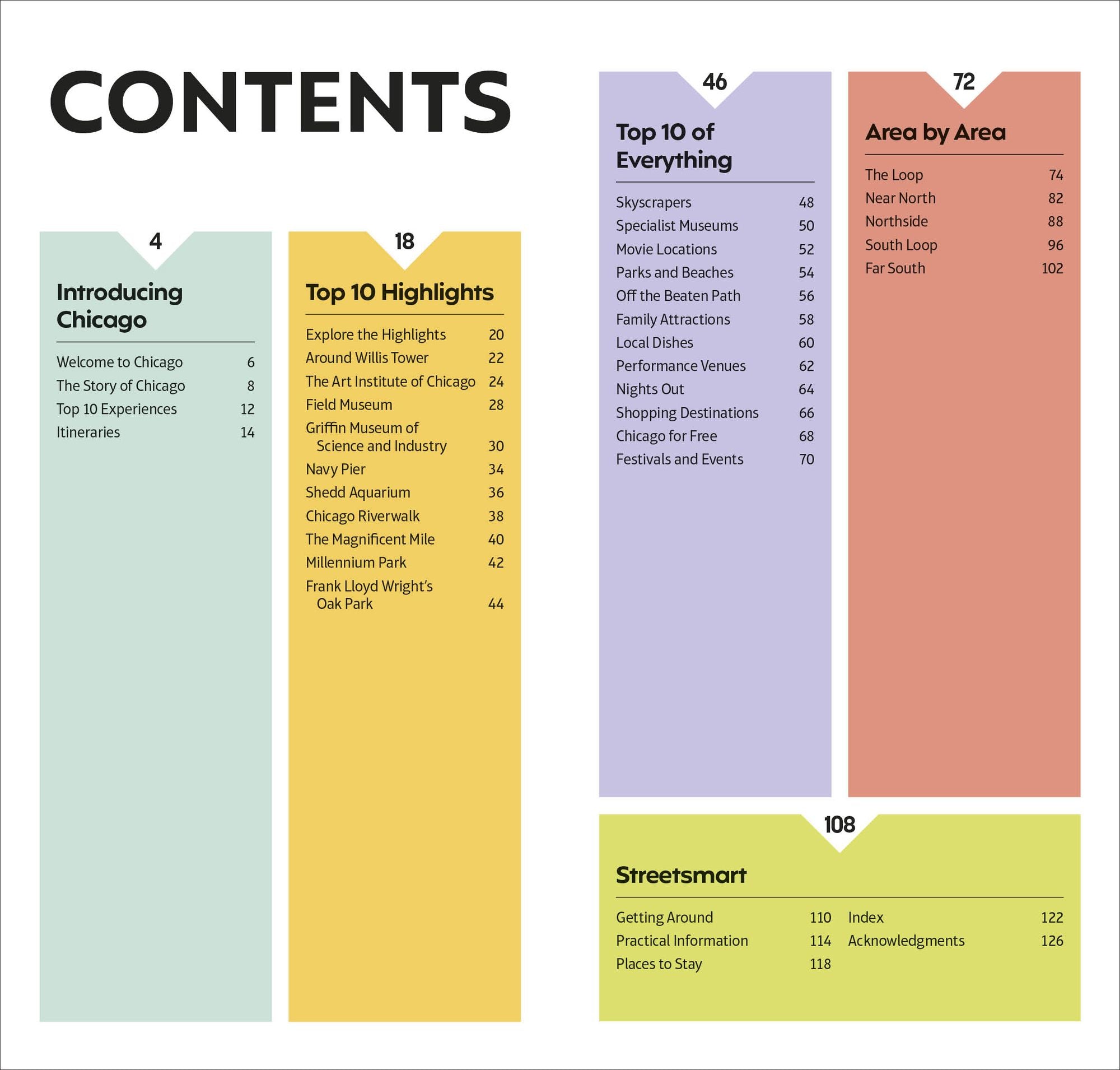 DK Top 10 Chicago: Top 10 lists for your perfect trip, plus an all-weather folded map
