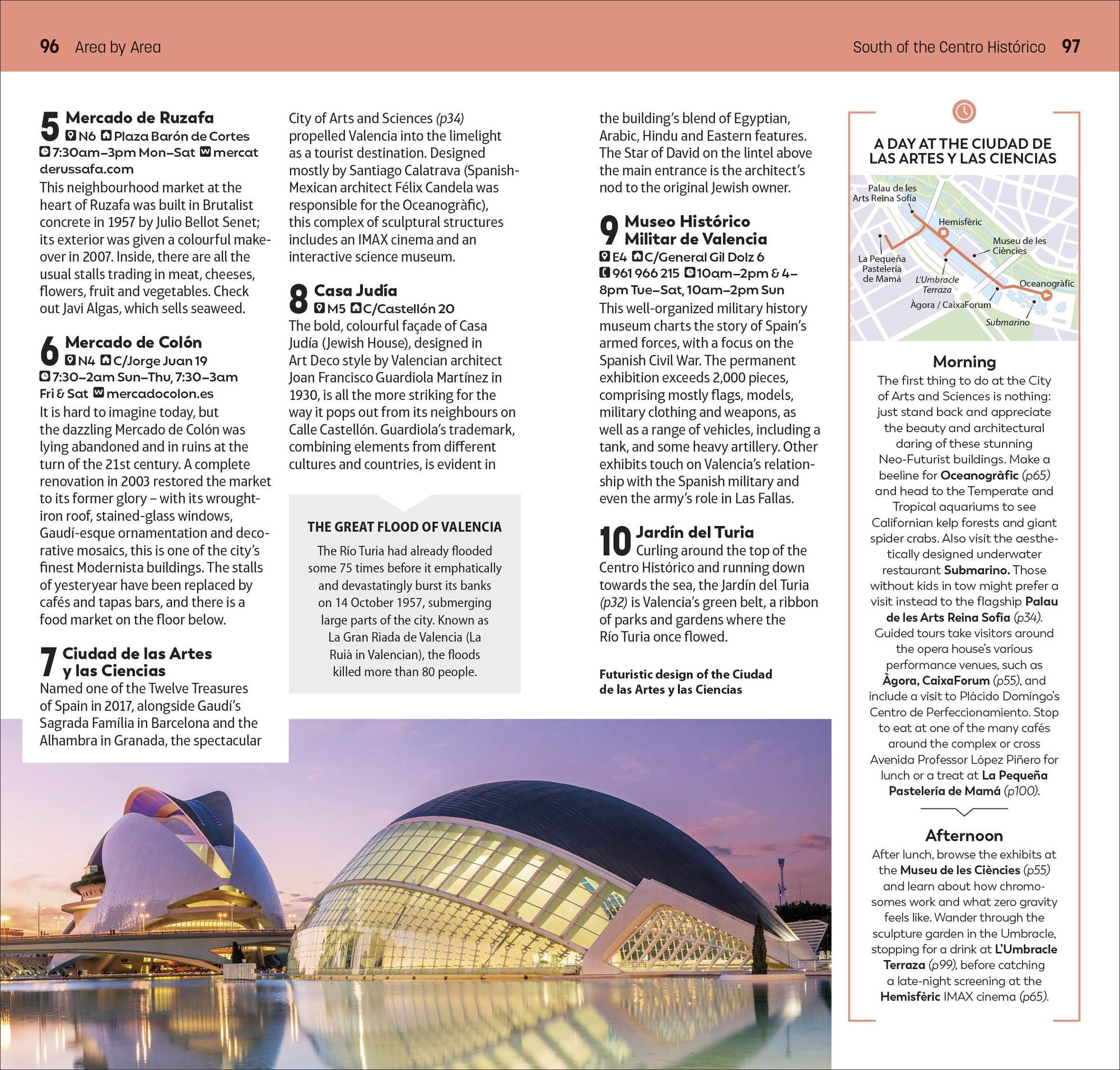 DK Top 10 Valencia: Top 10 lists for your perfect trip, plus an all-weather folded map