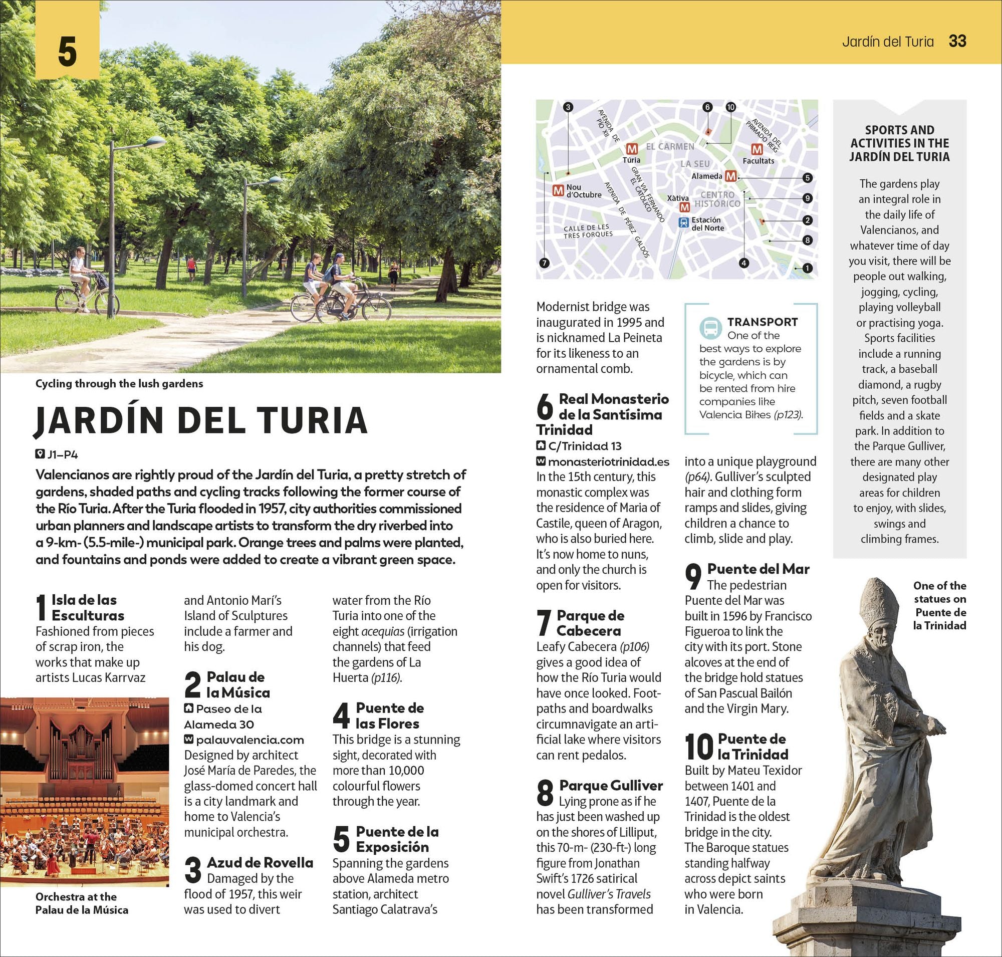 DK Top 10 Valencia: Top 10 lists for your perfect trip, plus an all-weather folded map