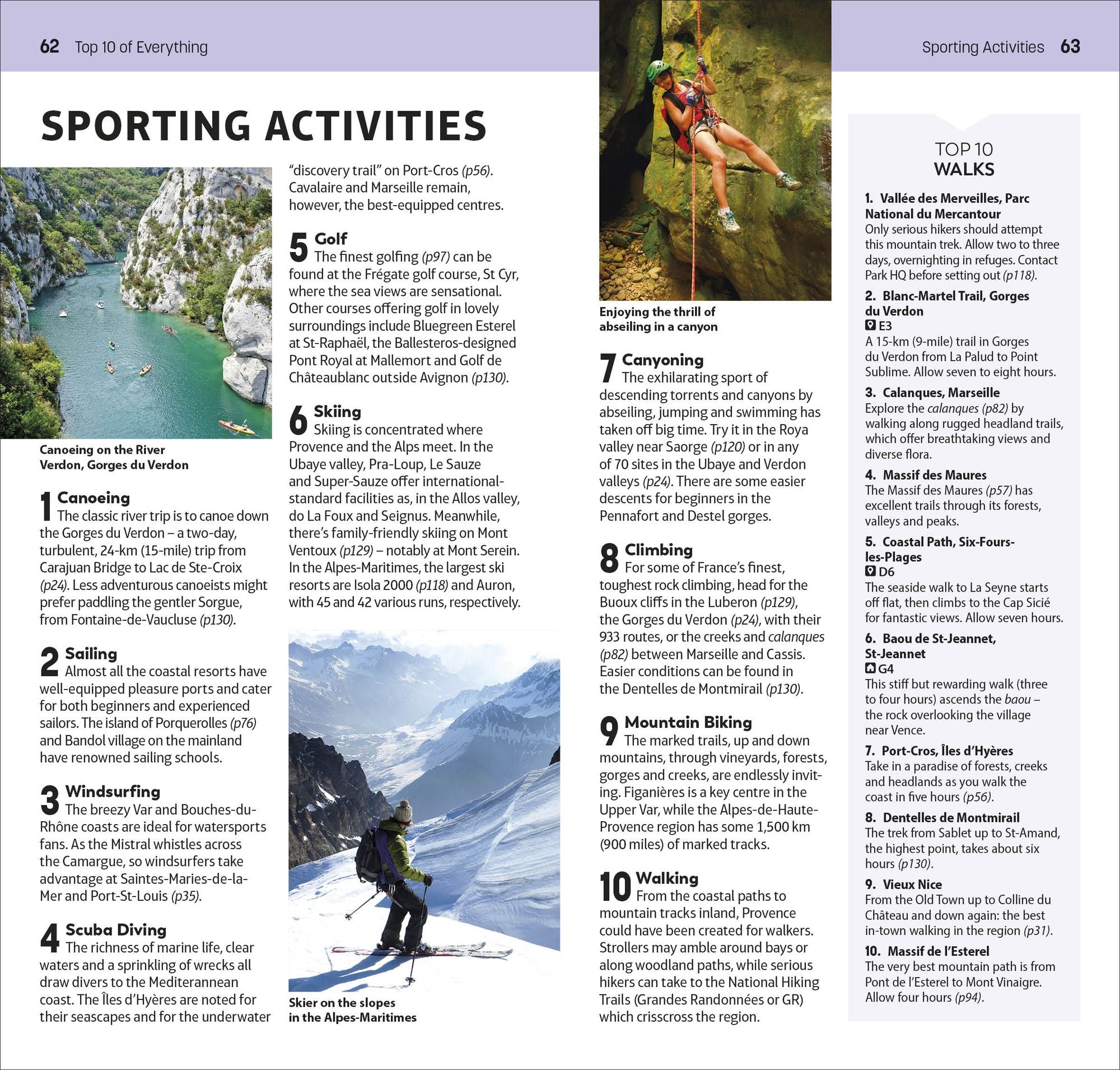 DK Top 10 Provence and the Côte d'Azur: Top 10 lists for your perfect trip, plus an all-weather folded map