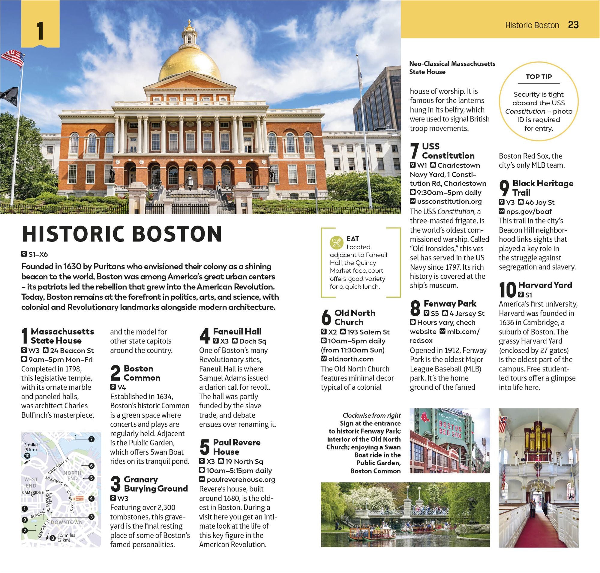 DK Top 10 New England: Top 10 lists for your perfect trip, plus an all-weather folded map