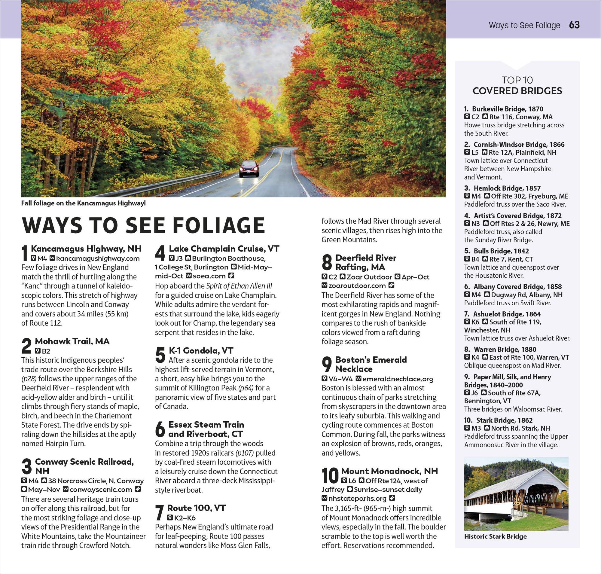 DK Top 10 New England: Top 10 lists for your perfect trip, plus an all-weather folded map
