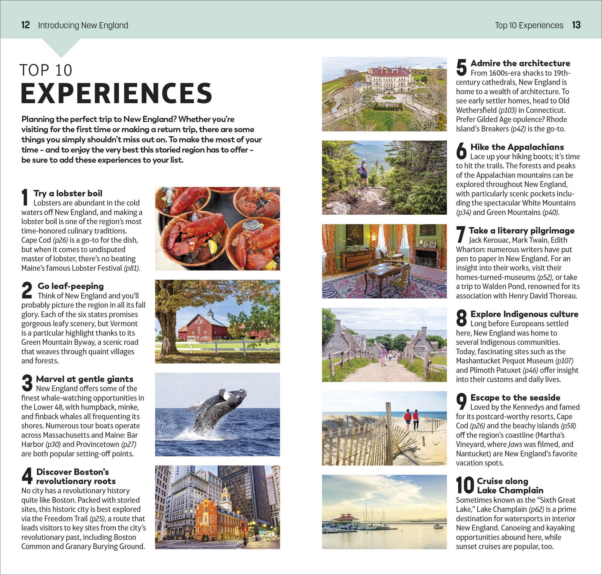 DK Top 10 New England: Top 10 lists for your perfect trip, plus an all-weather folded map
