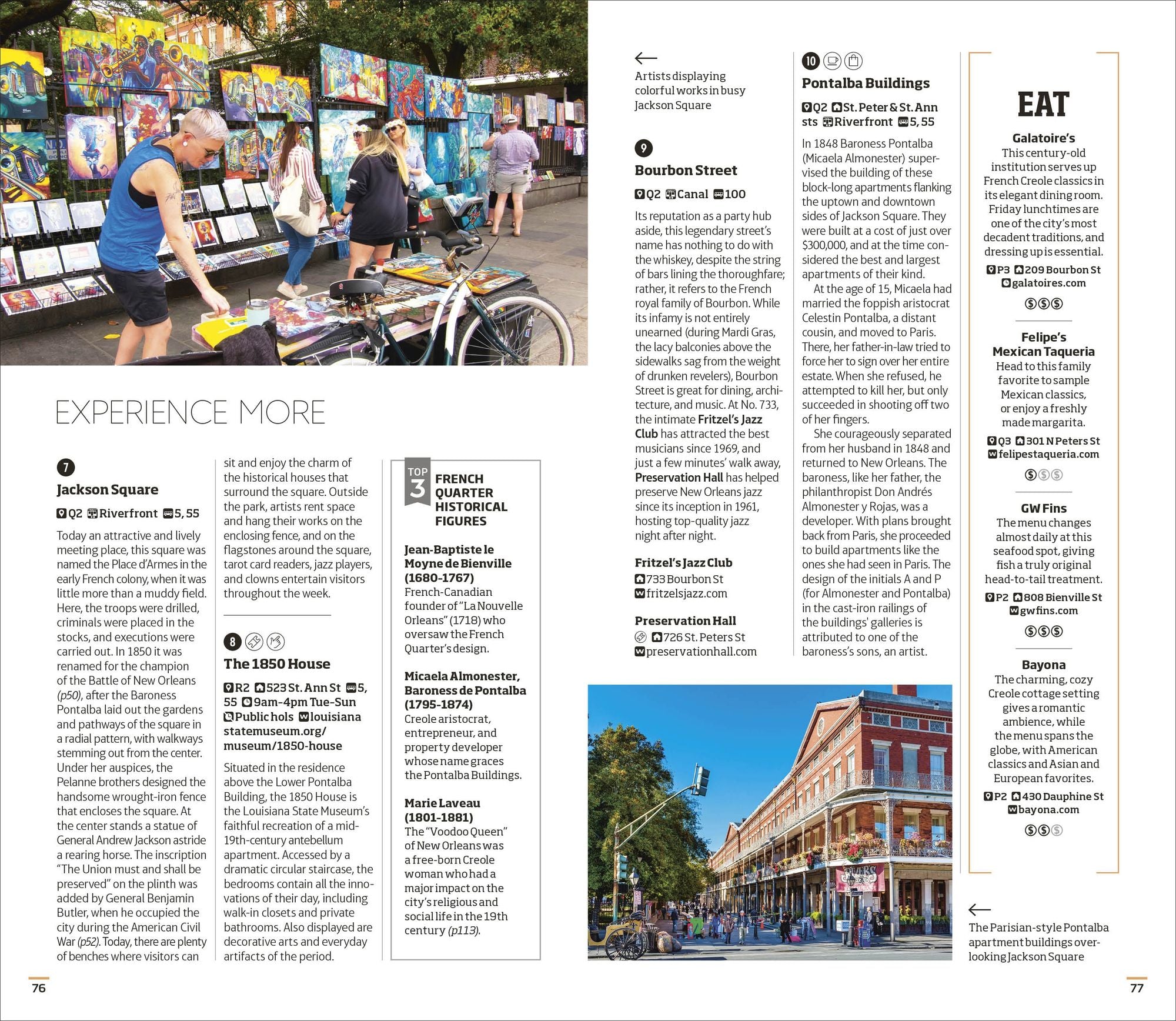 DK New Orleans: Must-See Sights. Culture & History. Detailed Maps & Tours. Covers Bourbon Street, French Quarter, &