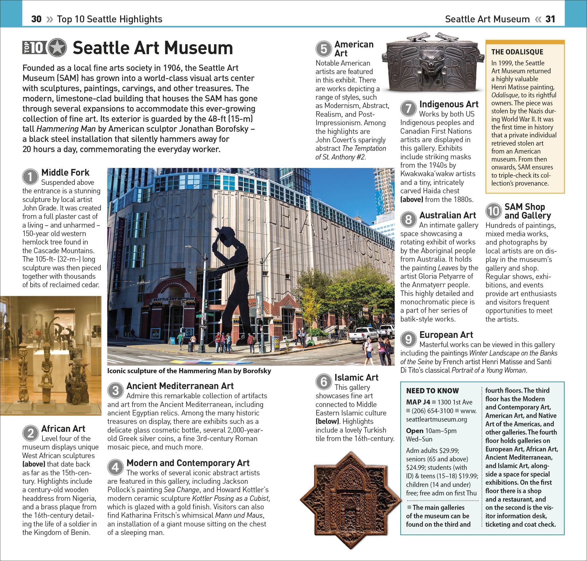 DK Top 10 Seattle: Top 10 lists for your perfect trip, plus an all-weather folded map