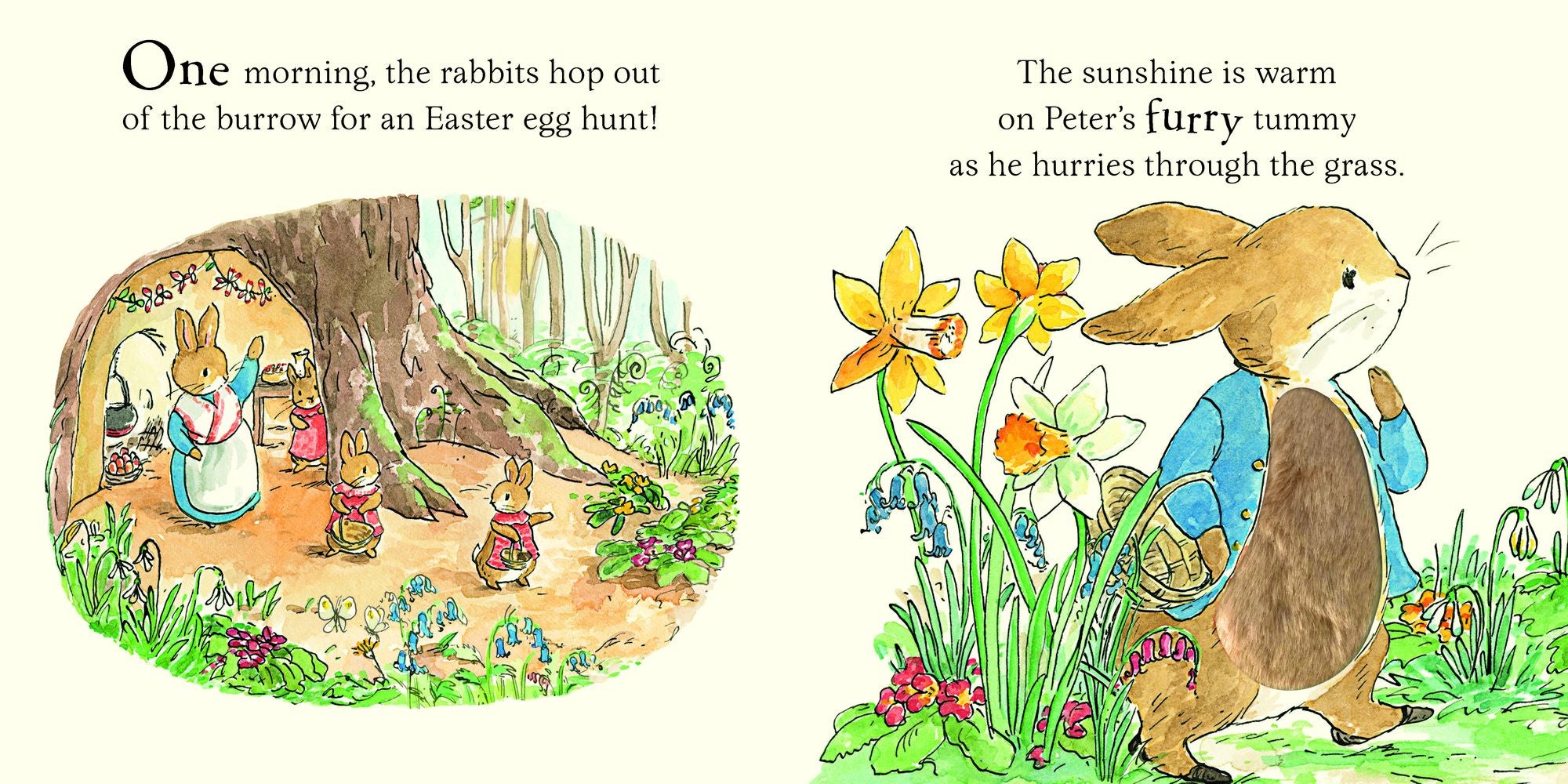 Peter Rabbit: A Fluffy Easter Tale: A Touch-and-Feel Book