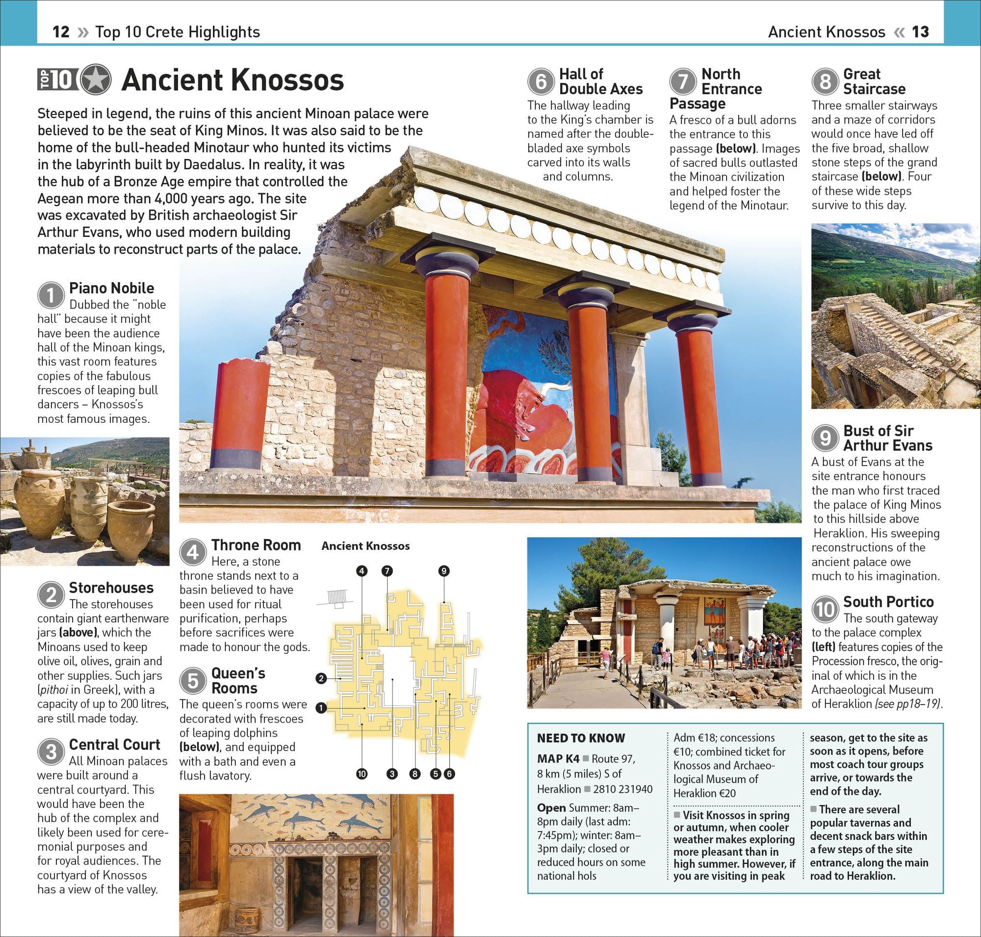 DK Top 10 Crete: Top 10 lists for your perfect trip, plus an all-weather folded map