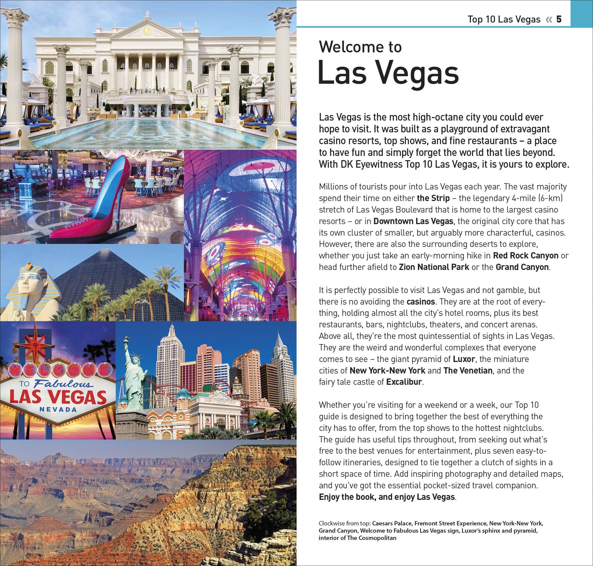 DK Top 10 Las Vegas: Top 10 lists for your perfect trip, plus an all-weather folded map