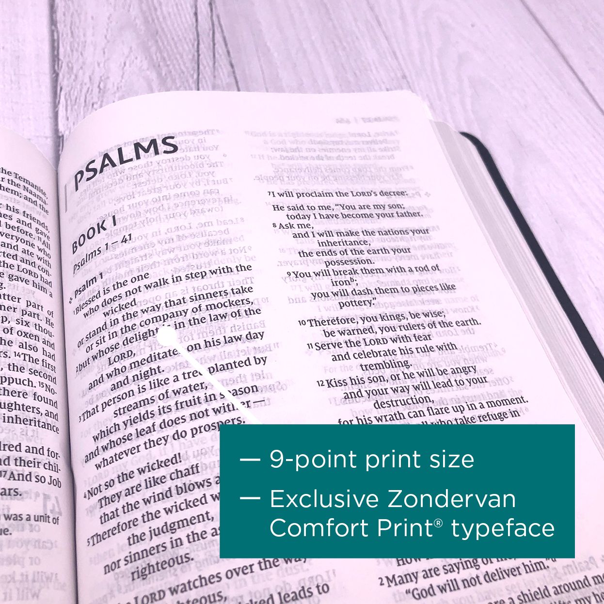 NIV, Thinline Bible, Bonded Leather, Black, Red Letter, Comfort Print
