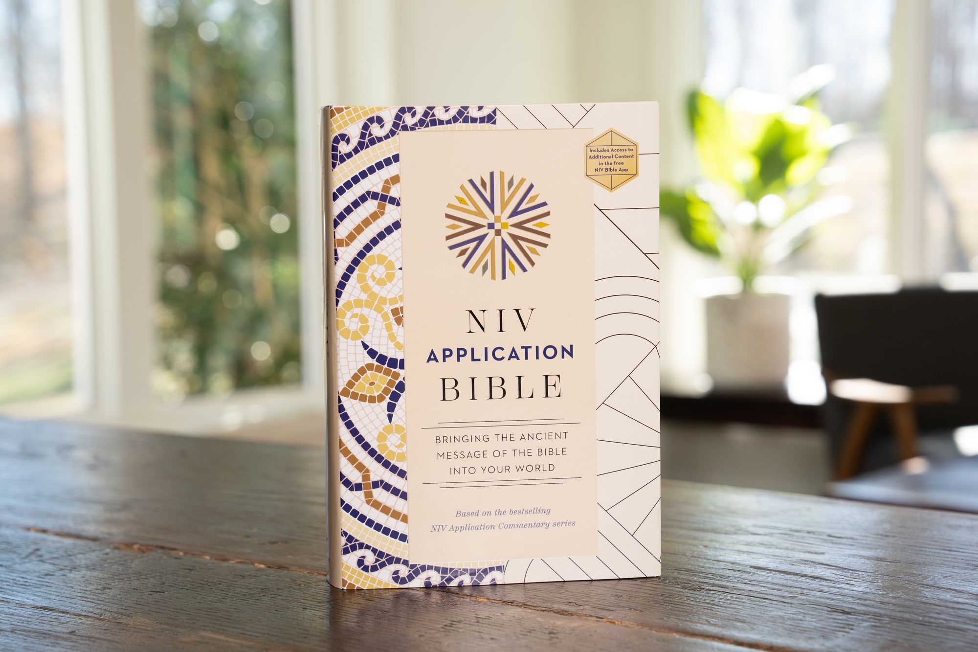 NIV Application Bible, Hardcover, Multi-Cream, Red Letter, Comfort Print: Bringing the Ancient Message of the Bible into Your World