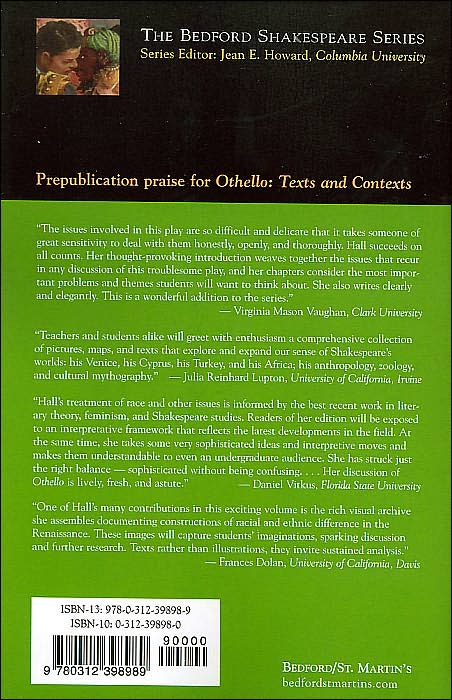 Othello: Texts and Contexts
