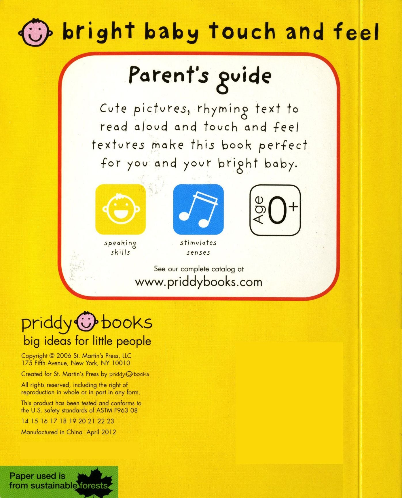 On the Farm (Bright Baby Touch and Feel Series)