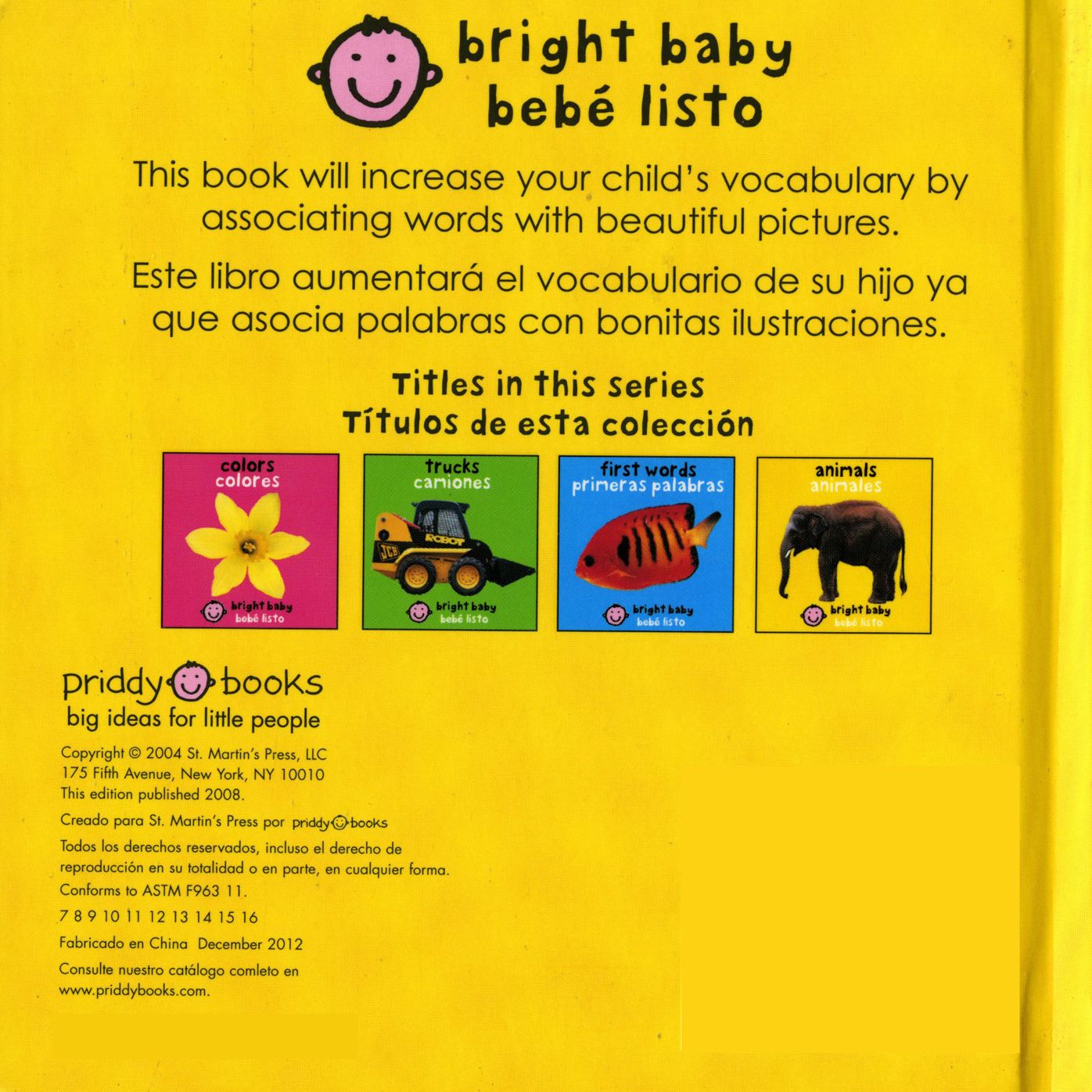 Animals / Animales Bilingual (Bright Baby): Animales